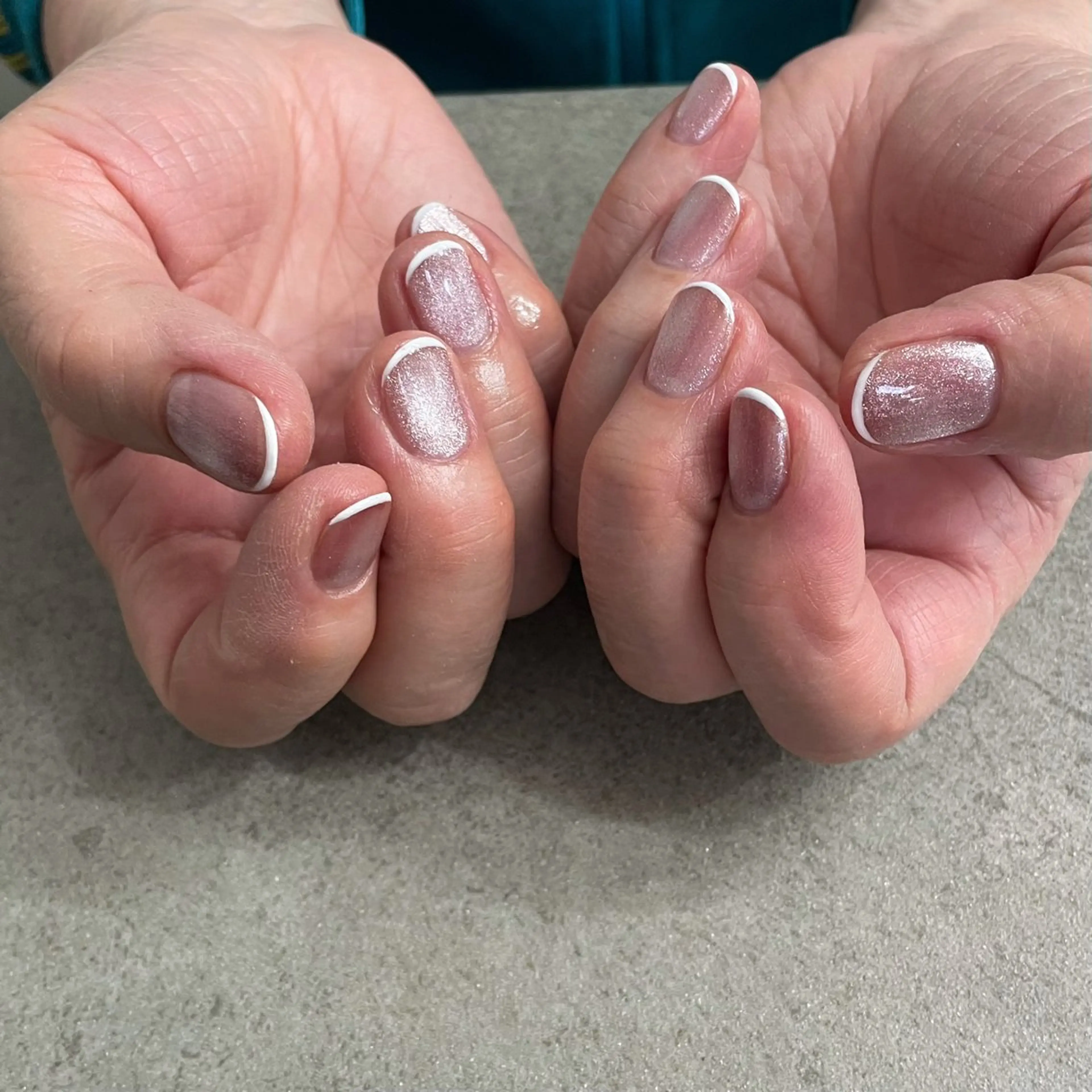 ネイル フレンチネイル ハンドネイル F room 表参道のネイルデザイン