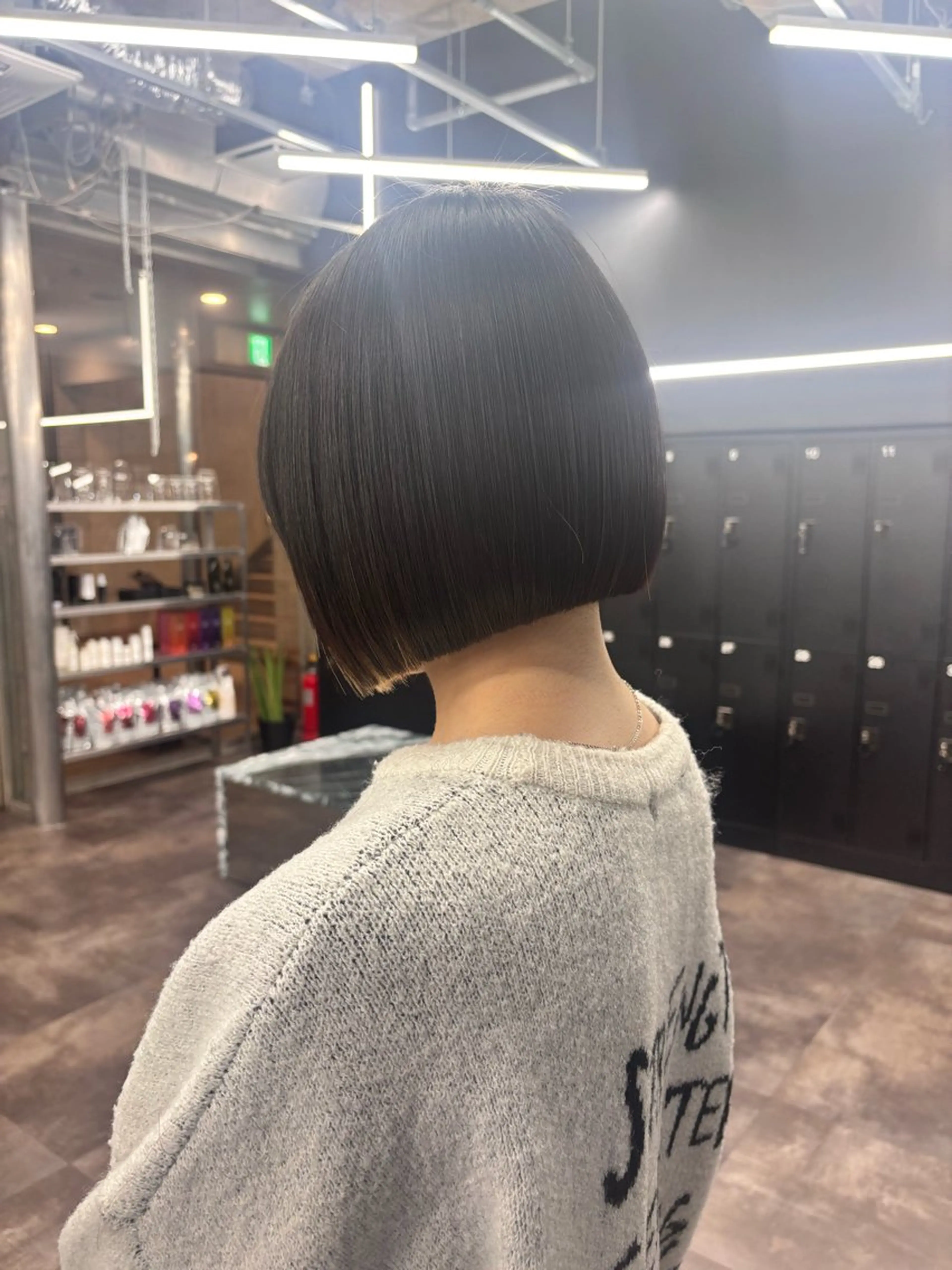 ショート 切りっぱなしボブ ボブ GARTE所属・ゲンキ /カットモデル募集のヘアスタイル