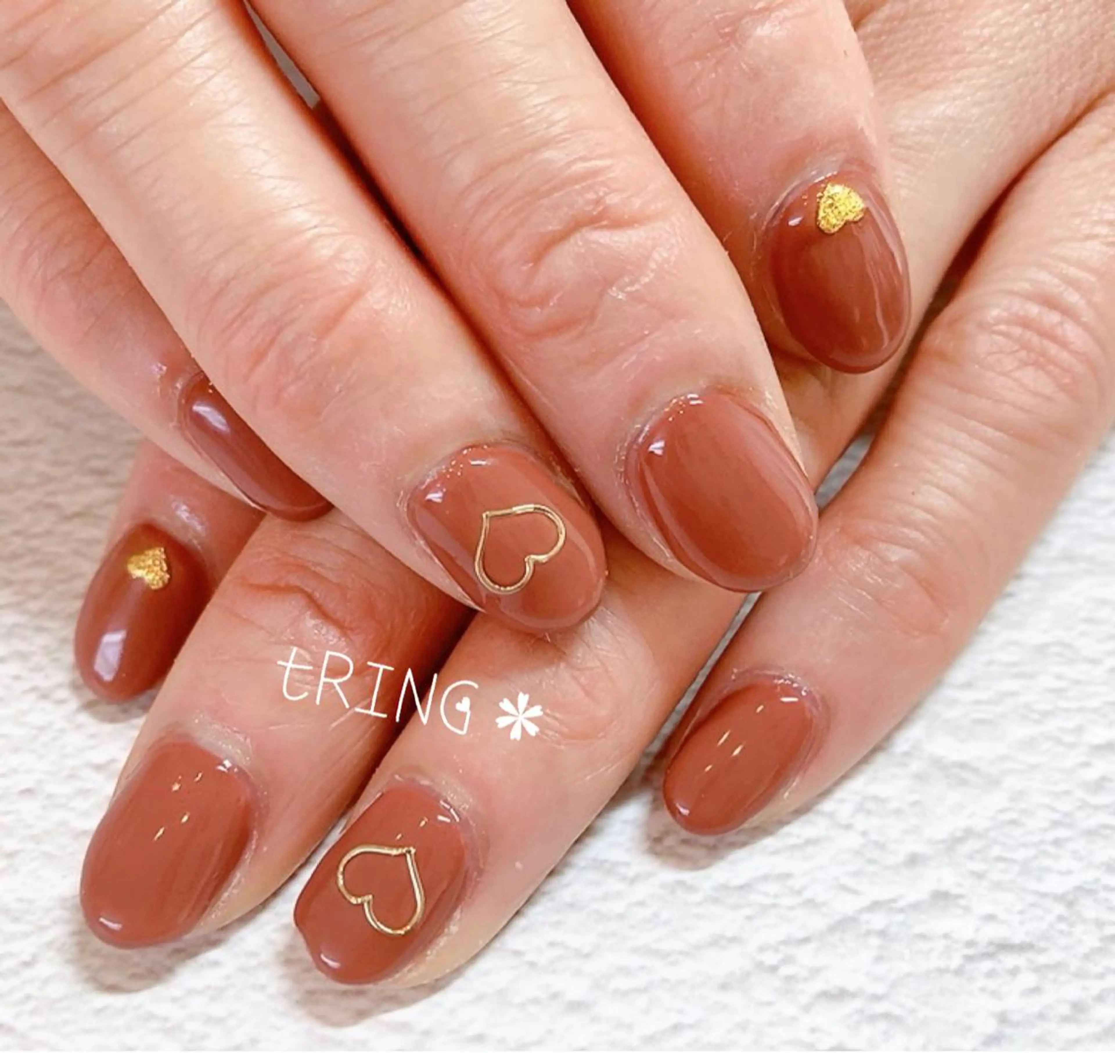 ネイル ハンドネイル tRING＊ しいの木台のネイルデザイン