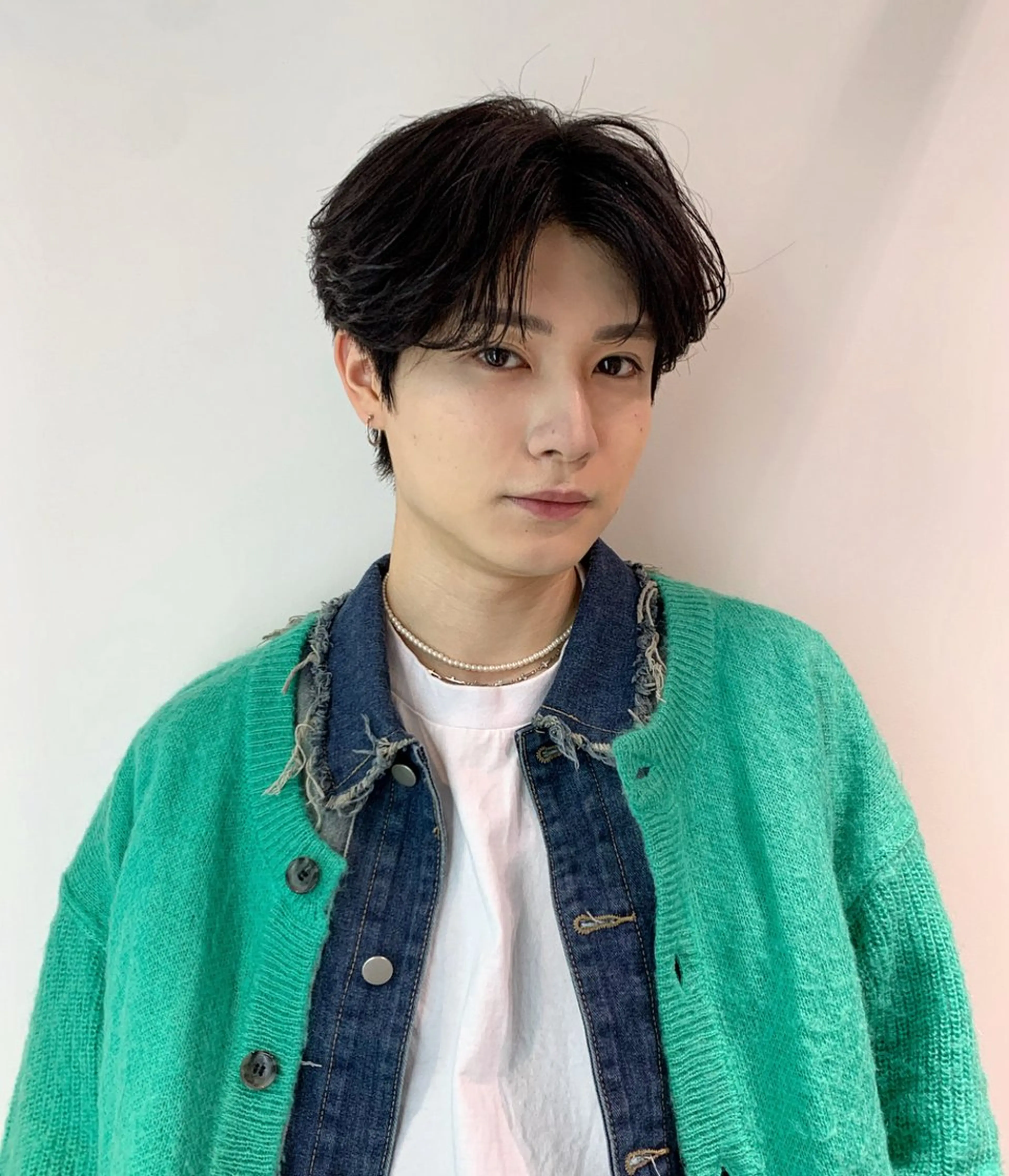 ショート カラー パーマ メンズ [渋谷美容師] 玲弥のヘアスタイル