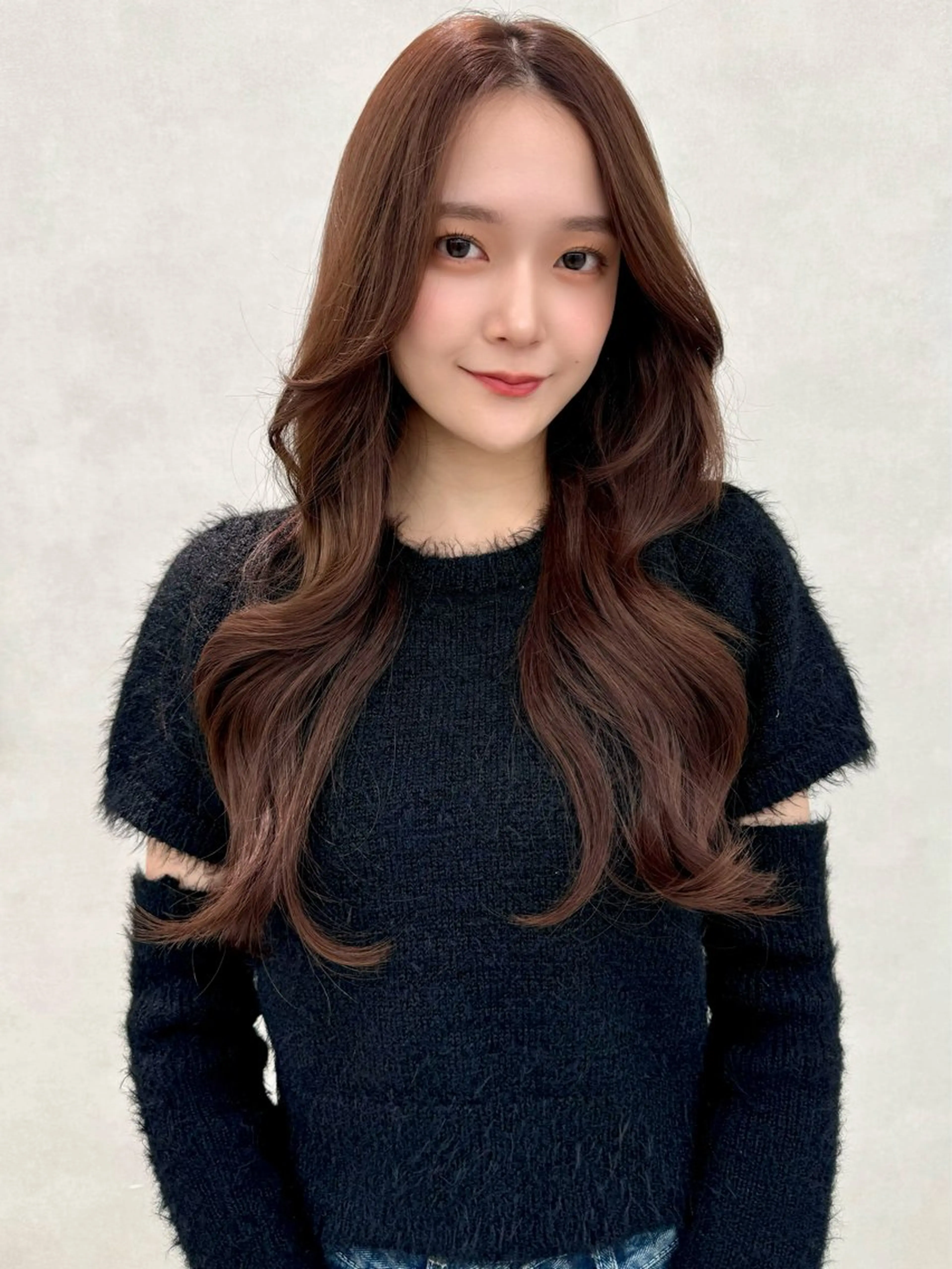 ミディアム カラー カット ヘアカラー 🇰🇷韓国ヘア★ 副店長.쿠리타⭐︎のヘアスタイル