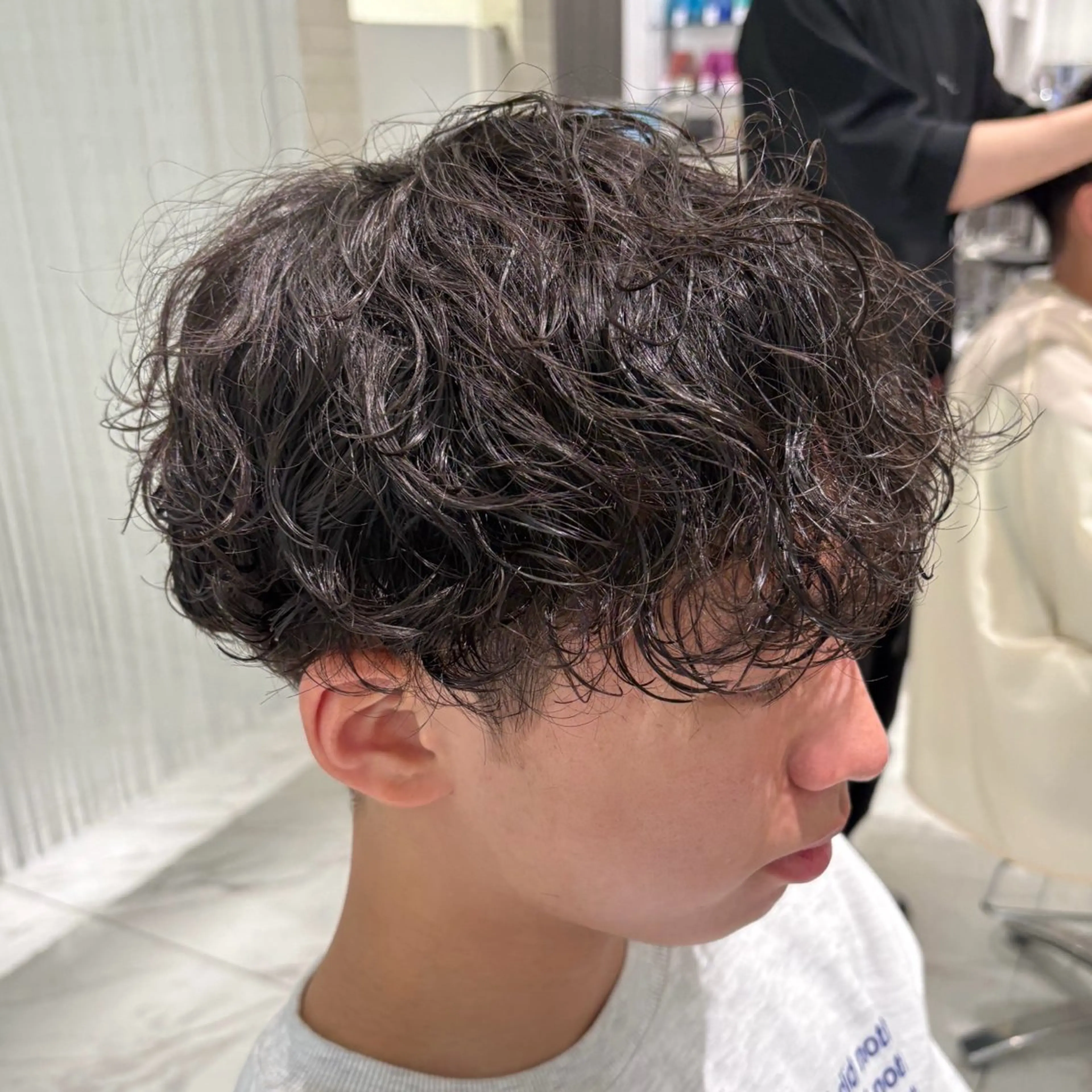 【流行りの人気パーマ】⚡️メンズカット＋シャドウパーマ⚡️の写真