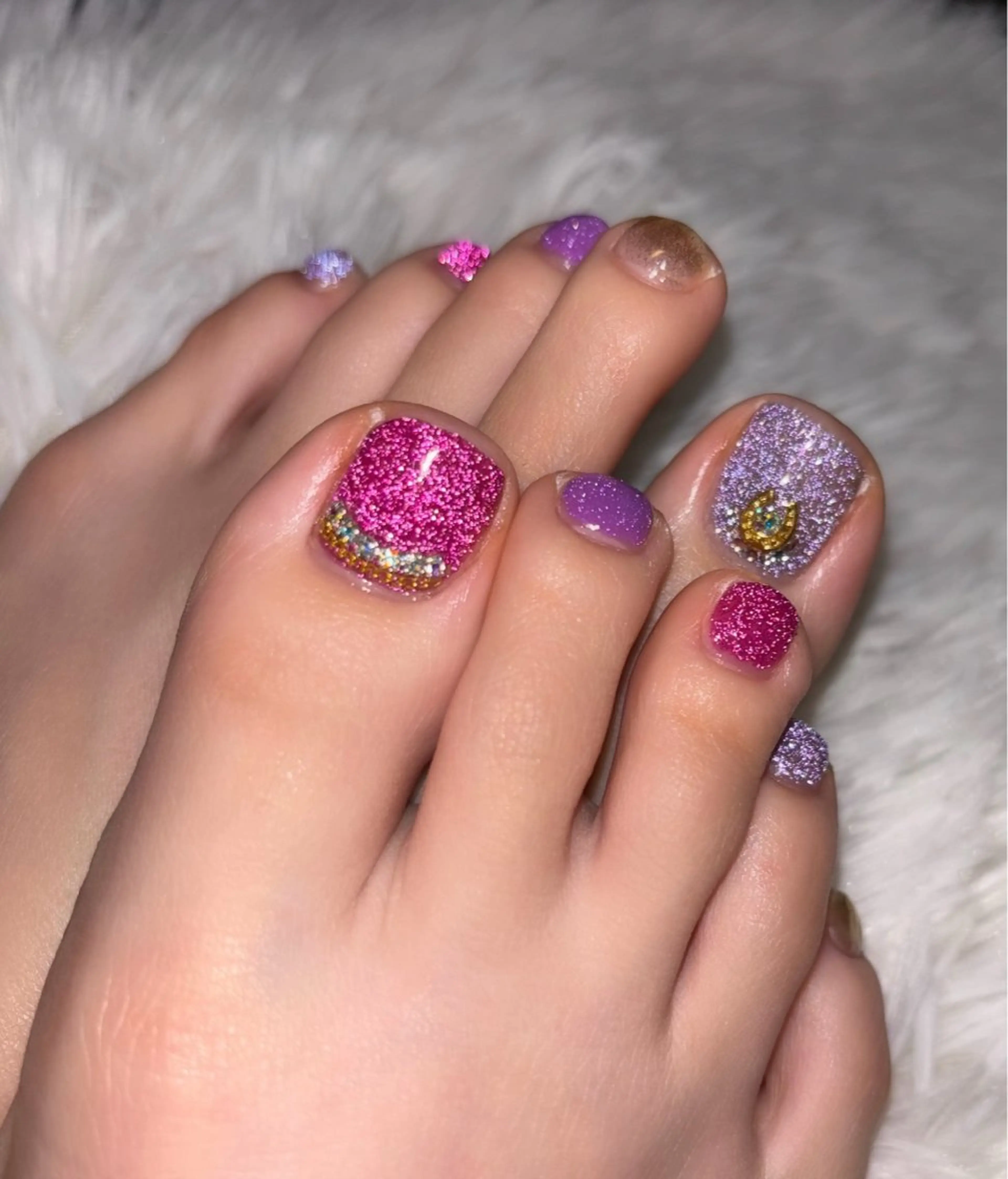 ネイル フラッシュネイル ラメ(グリッター) 夏ネイル LUANA n'sのネイルデザイン