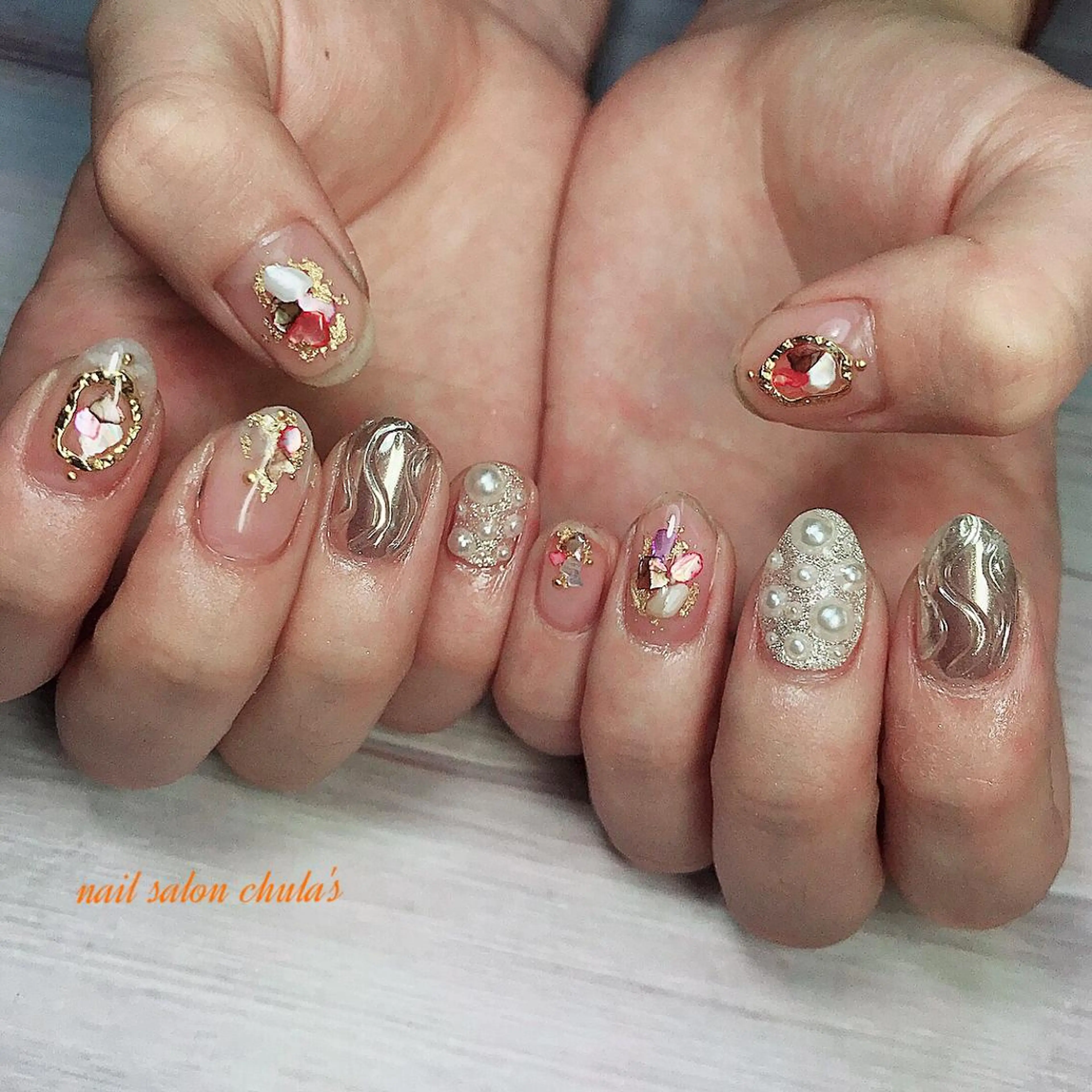 ネイル ハンドネイル nail salon  chula's所属・☆ayaka ☆のネイルデザイン