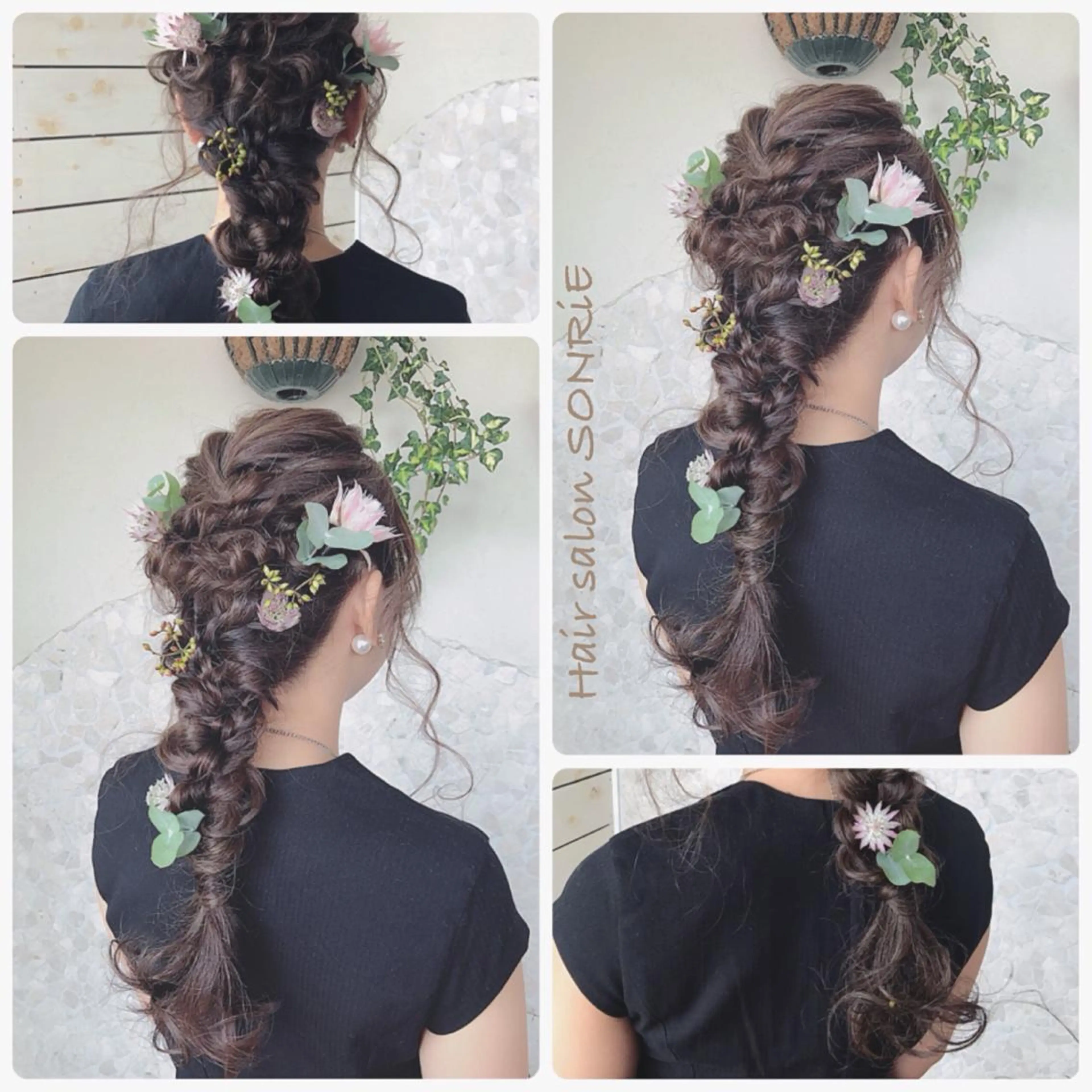 ロング カラー パーマ ヘアアレンジ メンズ 美容室 ソンリエのヘアスタイル