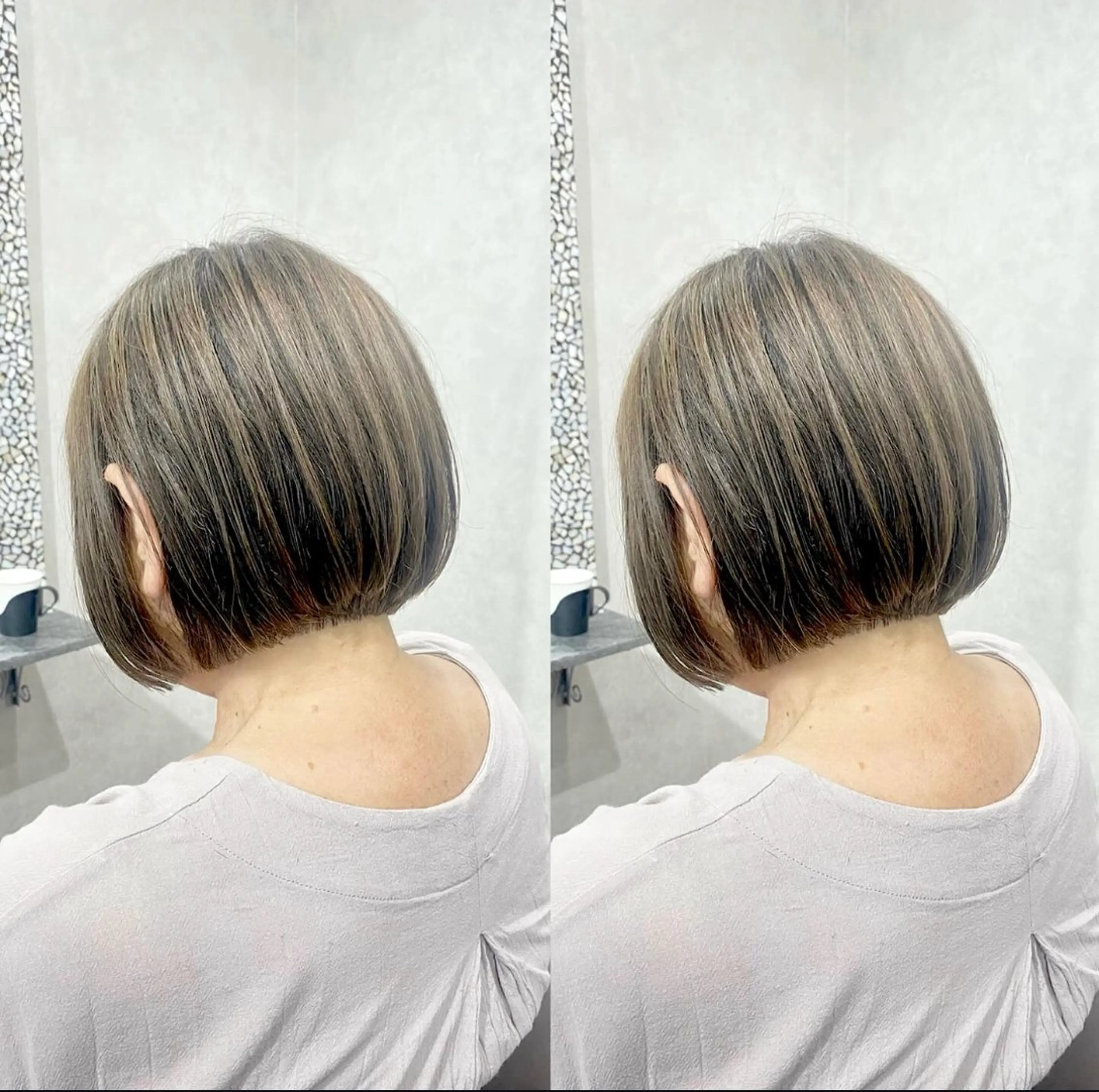 ミディアム カット ヘアカラー トリートメント _White所属・ＳＨＩ ＺＵのヘアスタイル