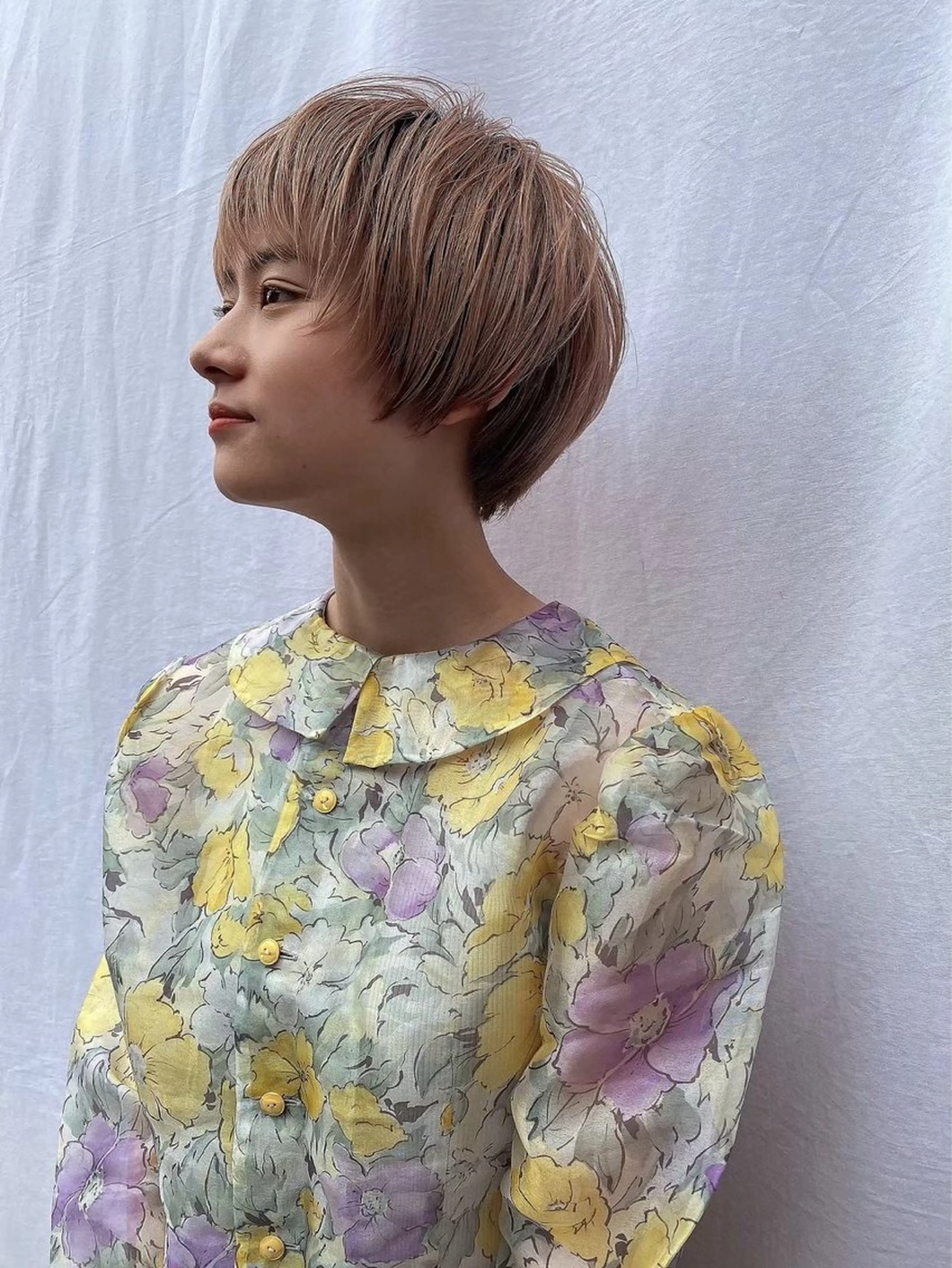 ショート カラー 🩷愛咲🩷レイヤー /透明感カラーのヘアスタイル