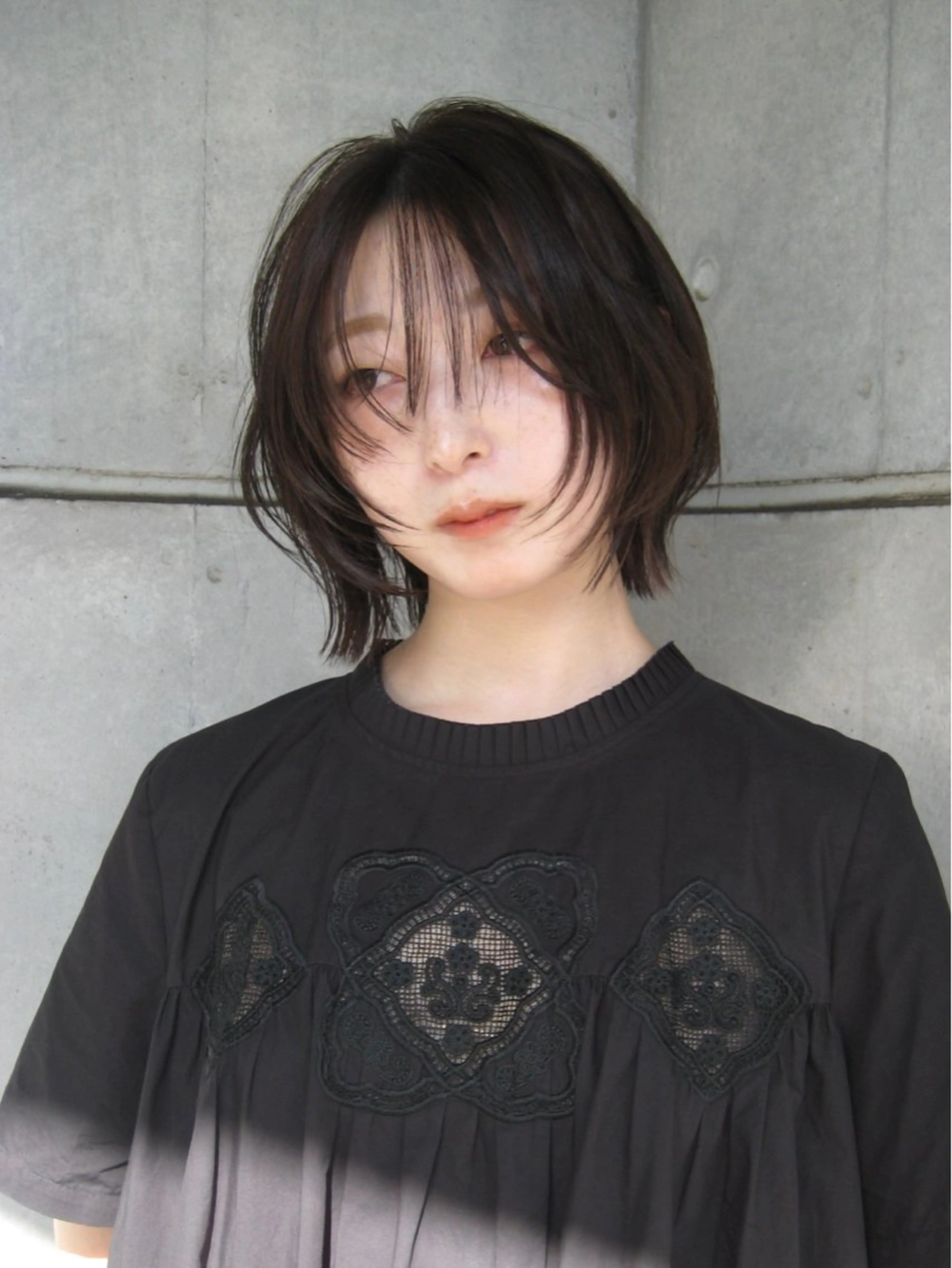 ミディアム カラー レイヤーカット カット ヘアカラー トリートメント 艶カラー/高円寺/ atsumi⛰️🧸のヘアスタイル