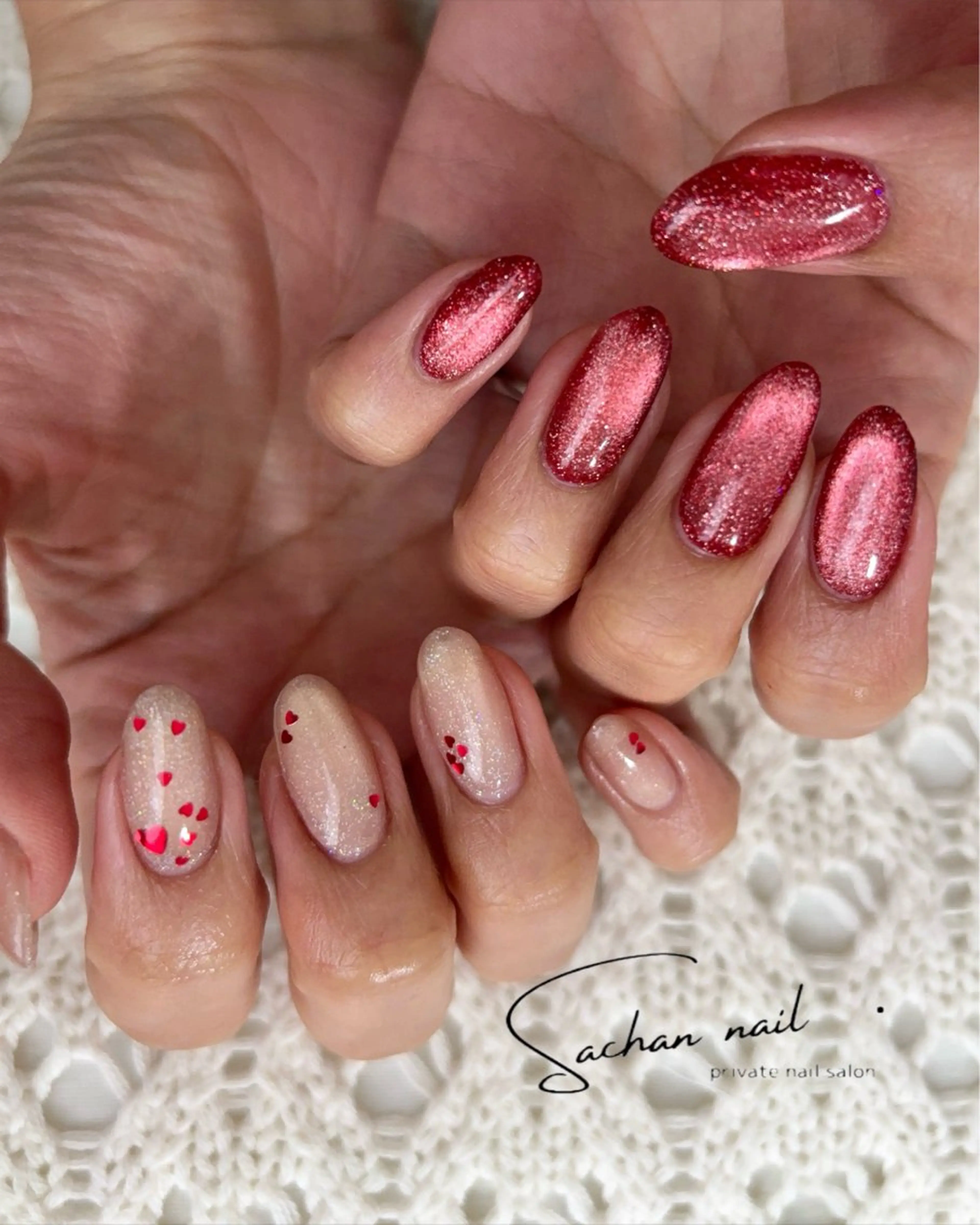 ネイル マグネットネイル ハンドネイル Sukegawa Satsukiのネイルデザイン