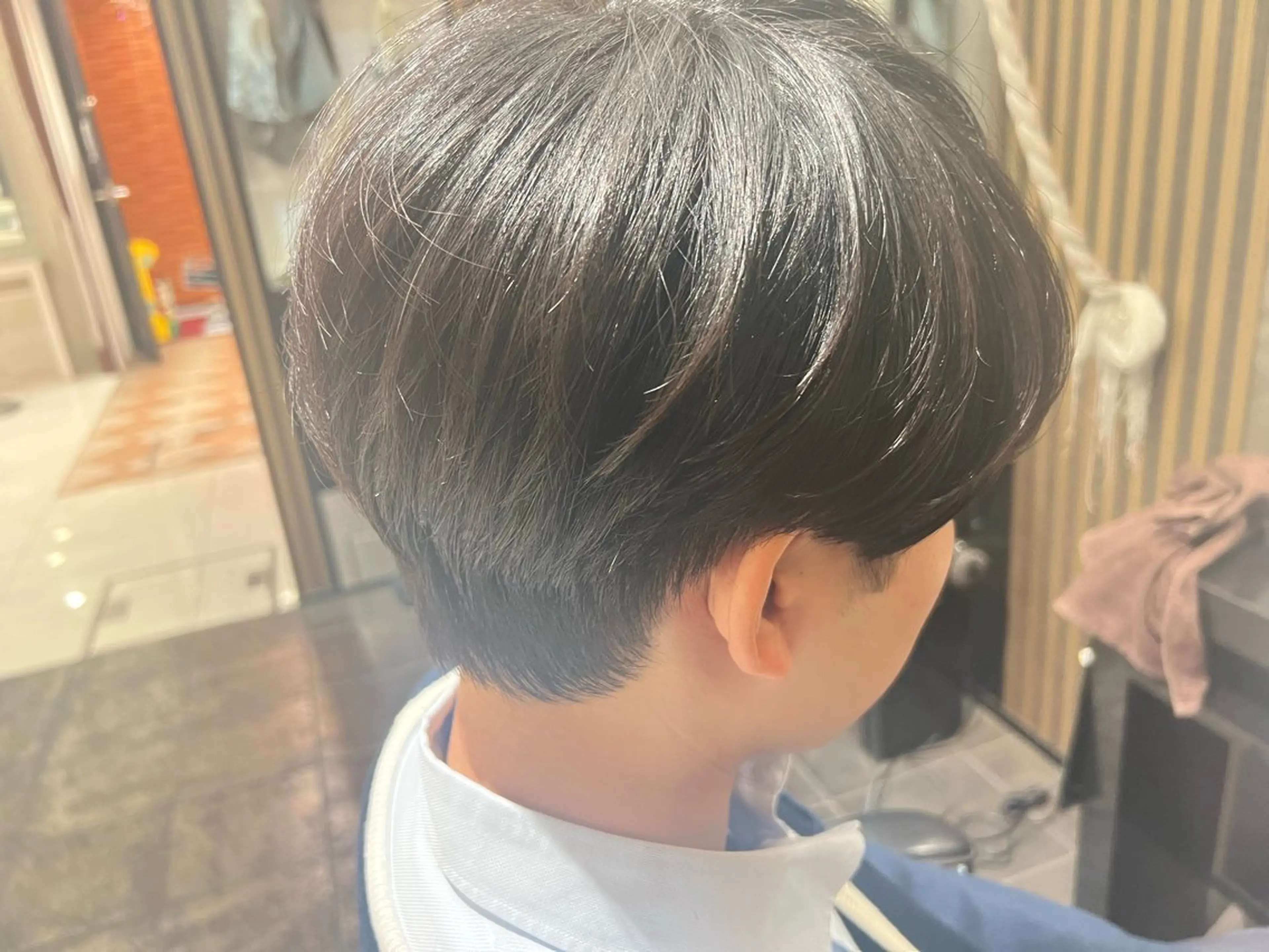 メンズ マッシュ メンズパーマ 波巻きパーマ 古山 侑東 /メンズパーマのヘアスタイル