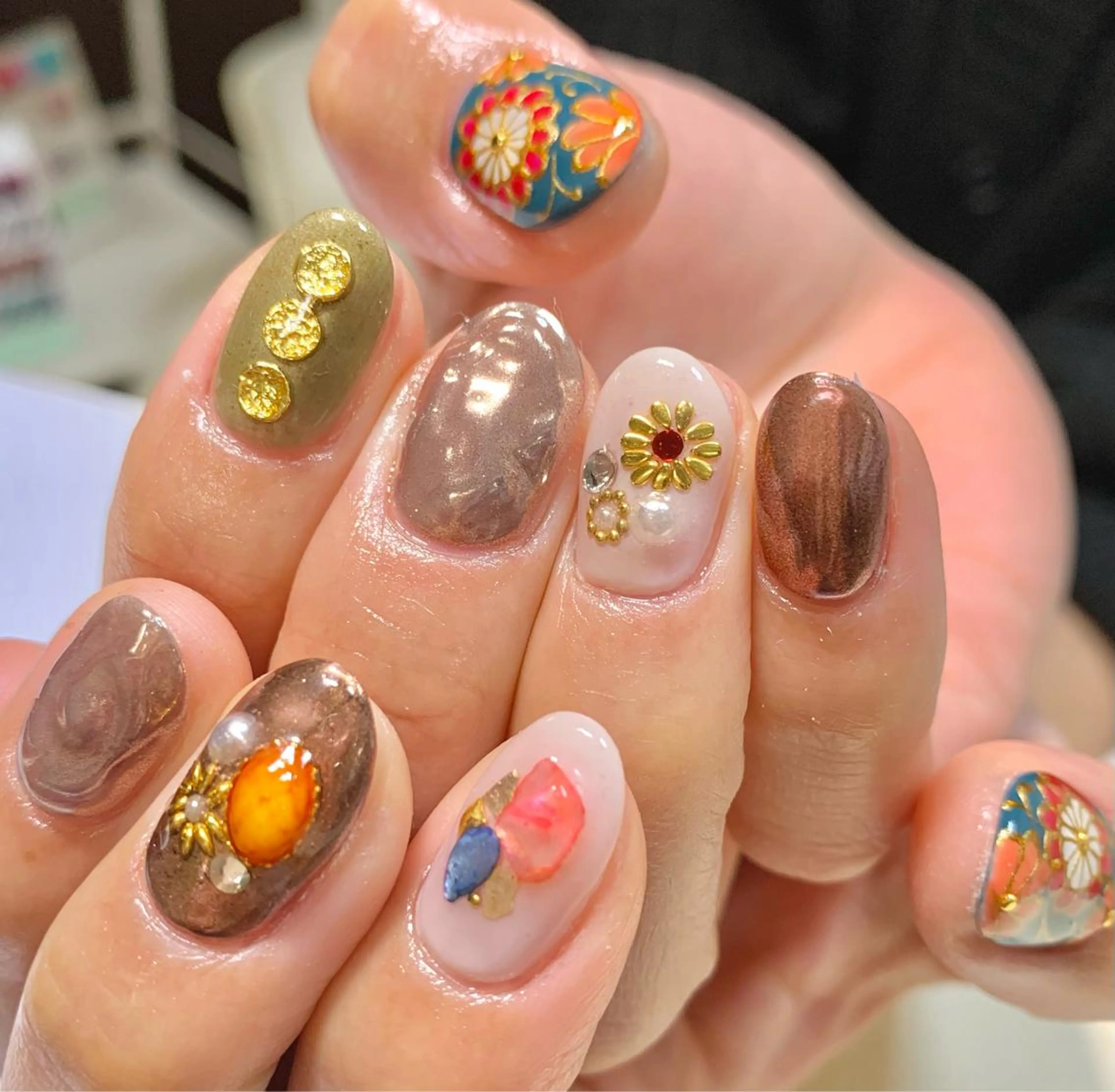 ネイル ハンドネイル Nail&Eyelash Amour(アムール)所属・山下 愛のネイルデザイン