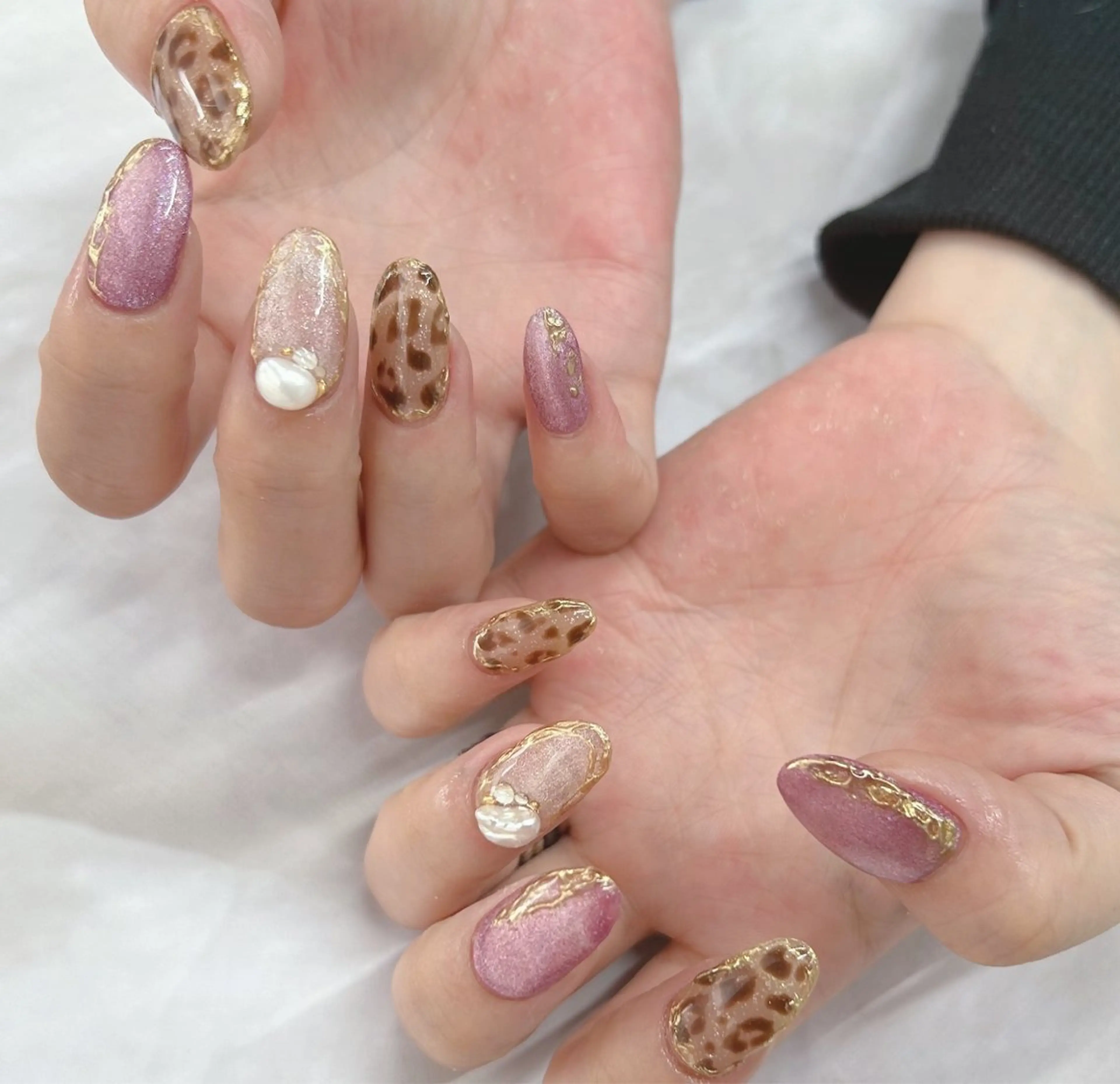 スカルプ長さだし＋ジェル Art10本コース✳︎¥1.2100-オフ込み、ケア込みの写真