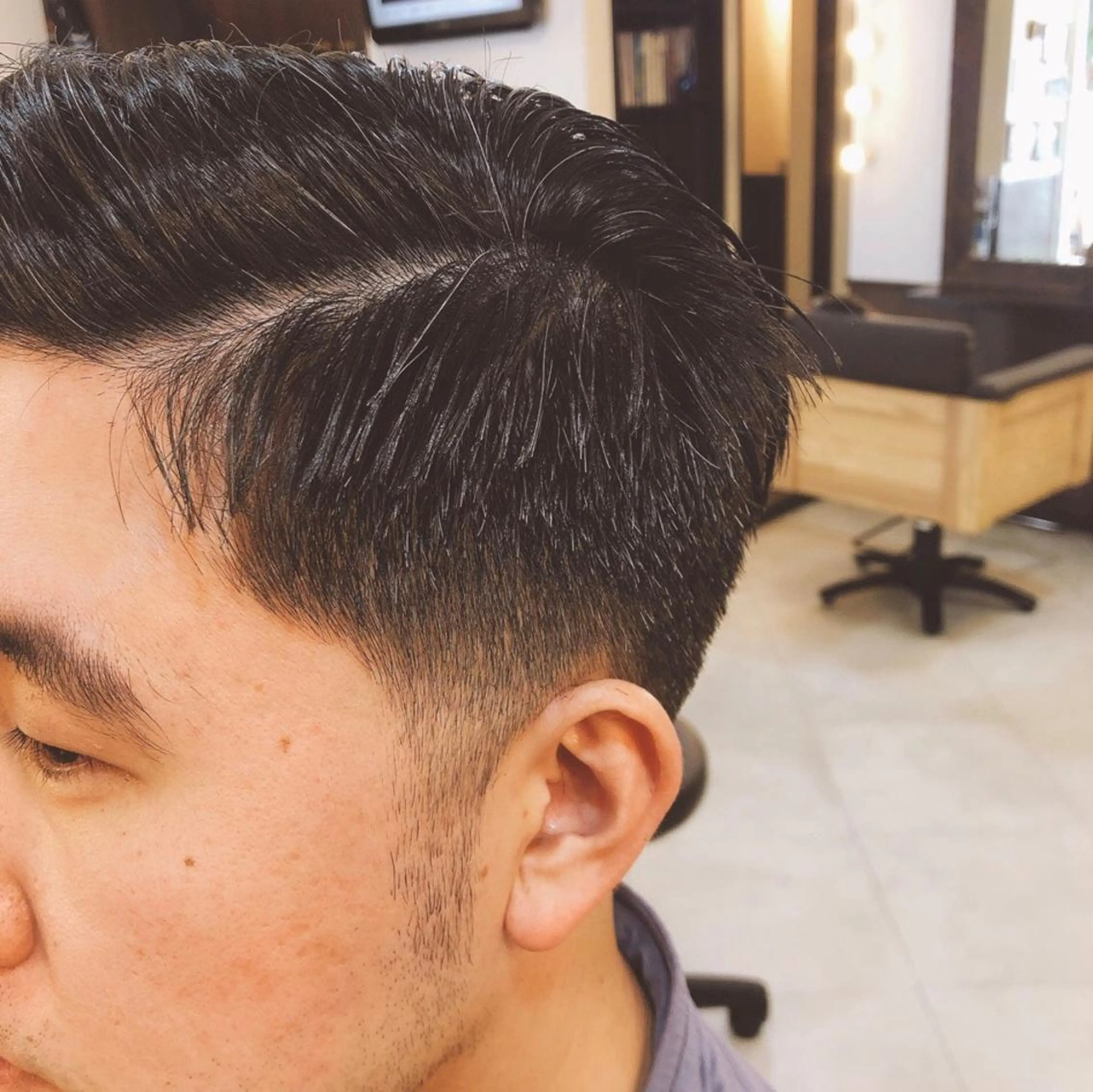 メンズ 透明感カラー・ 髪質改善🩵イケダのヘアスタイル