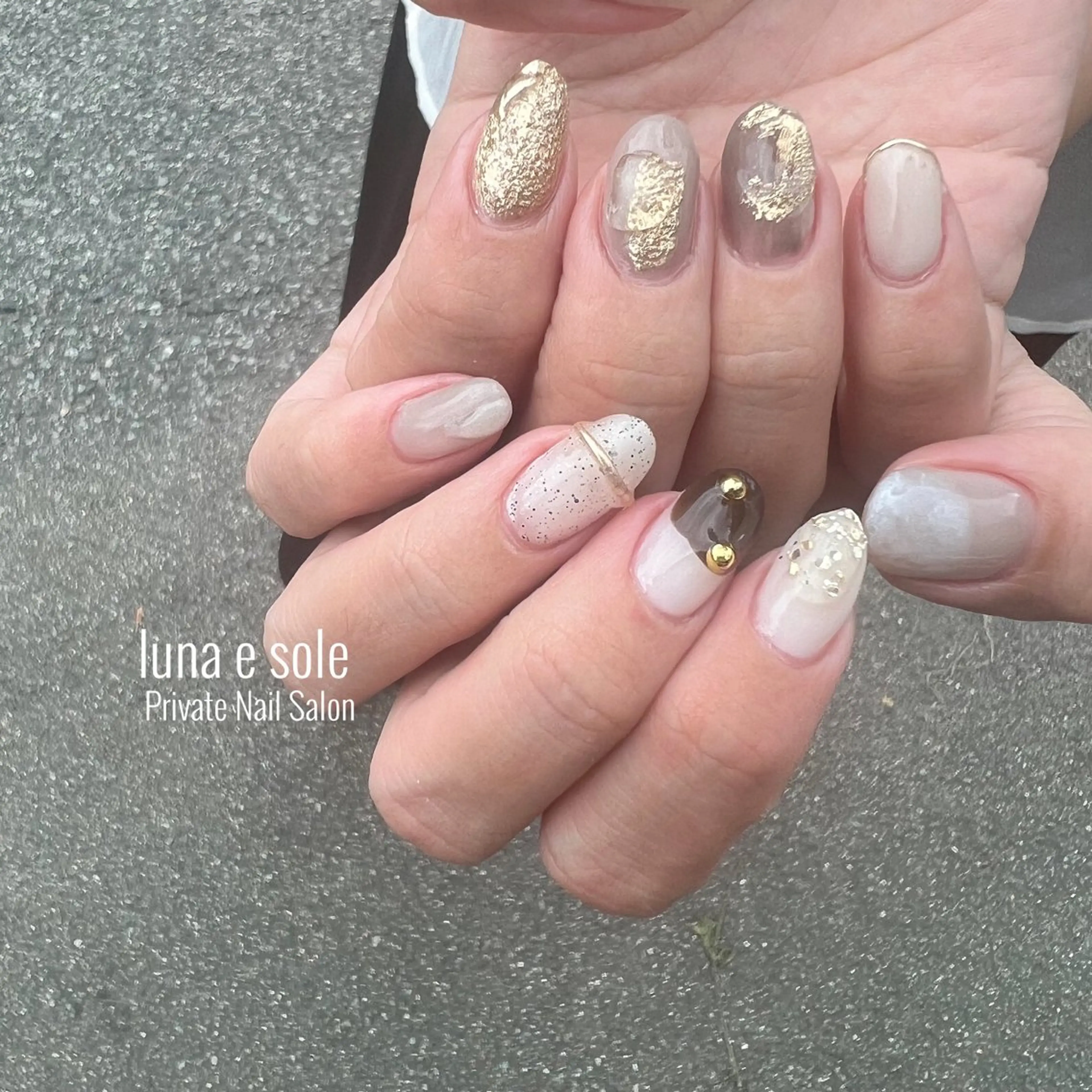 ネイル Luna e  Soleのネイルデザイン