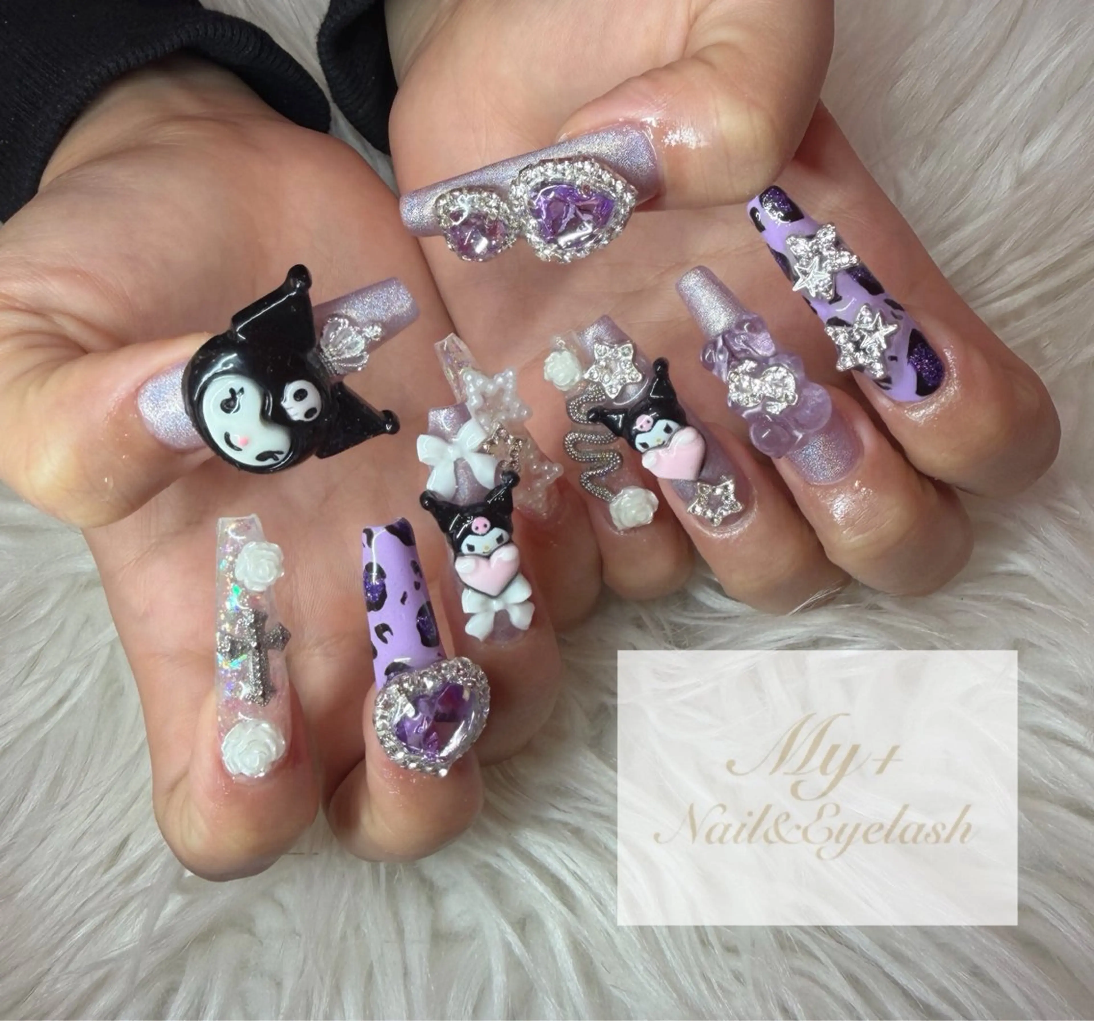 ロング ハンドネイル My+ Yukaのネイルデザイン