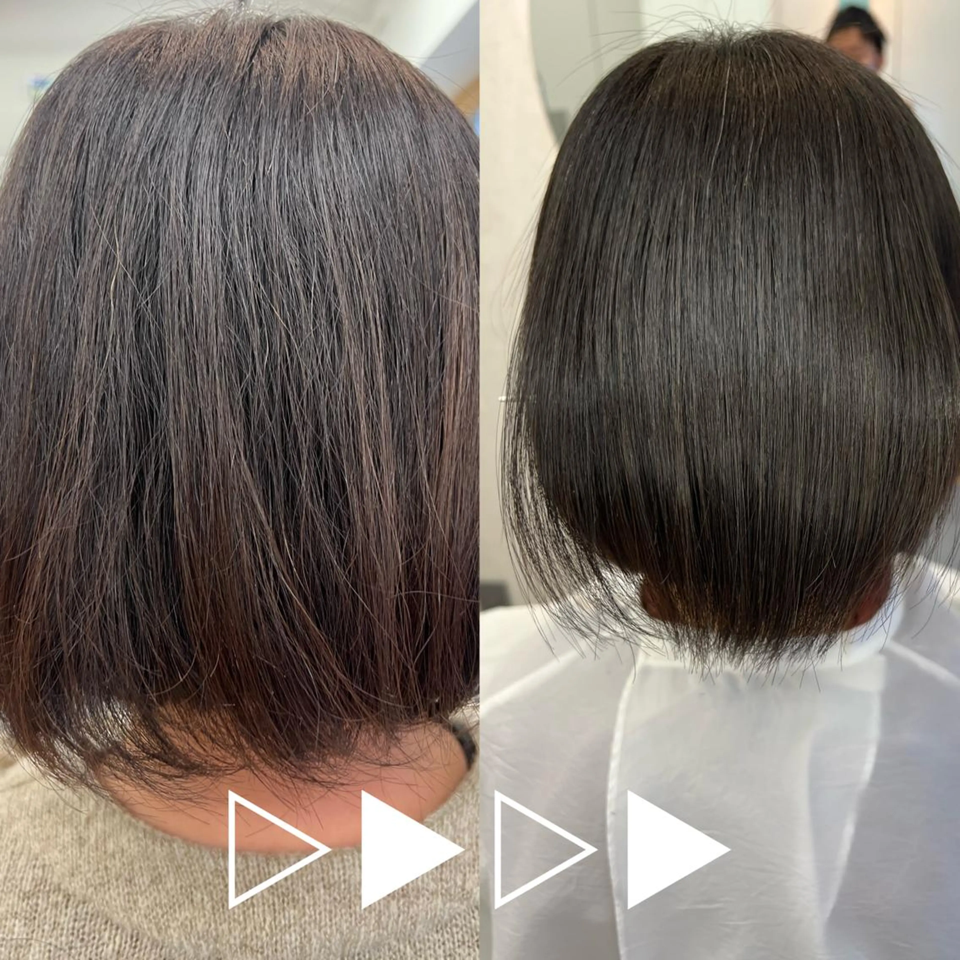 ミディアム とにかく明るい 美容師だったりしてのヘアスタイル