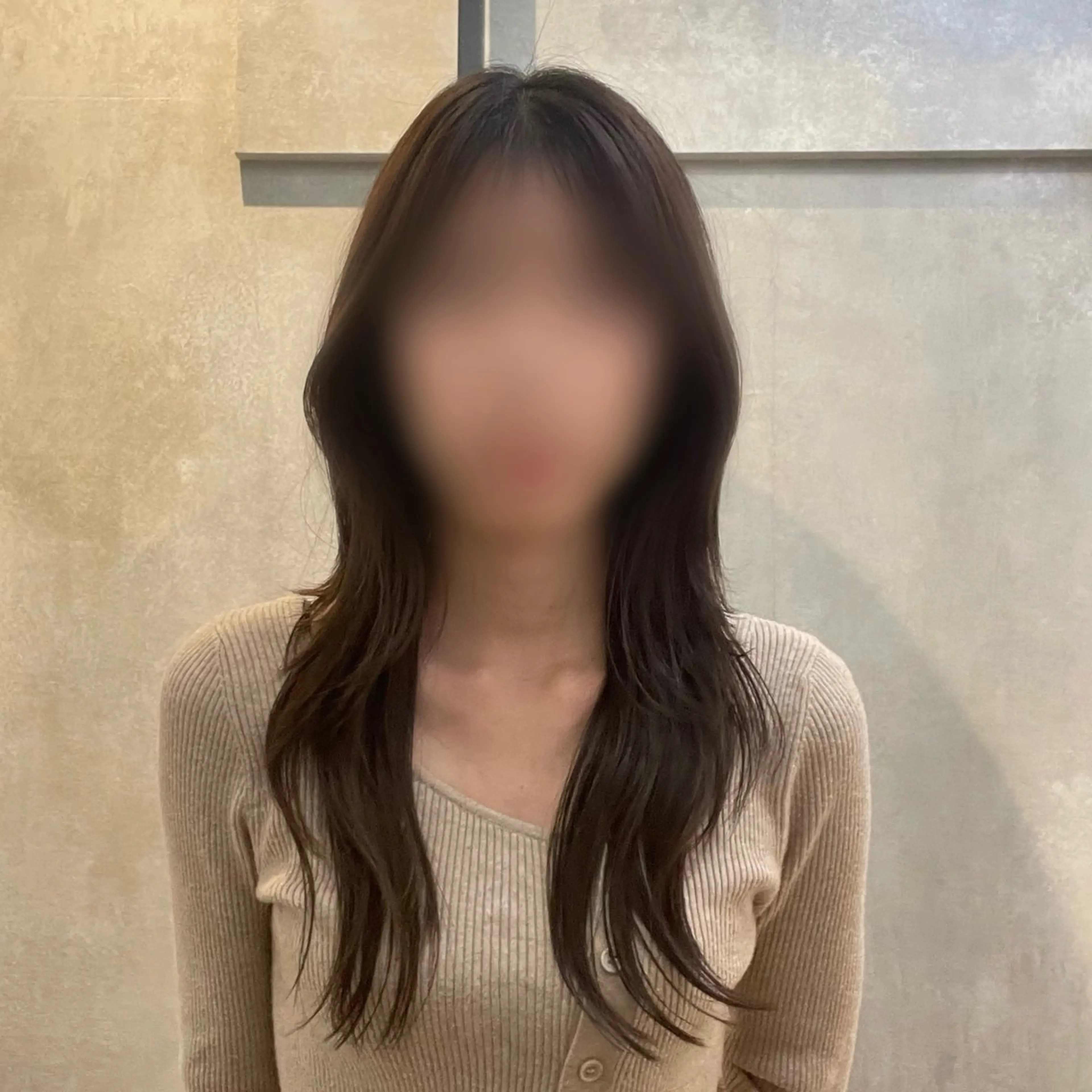 ロング ロングレイヤー レイヤーカット ロング 濱野 玲奈のヘアスタイル