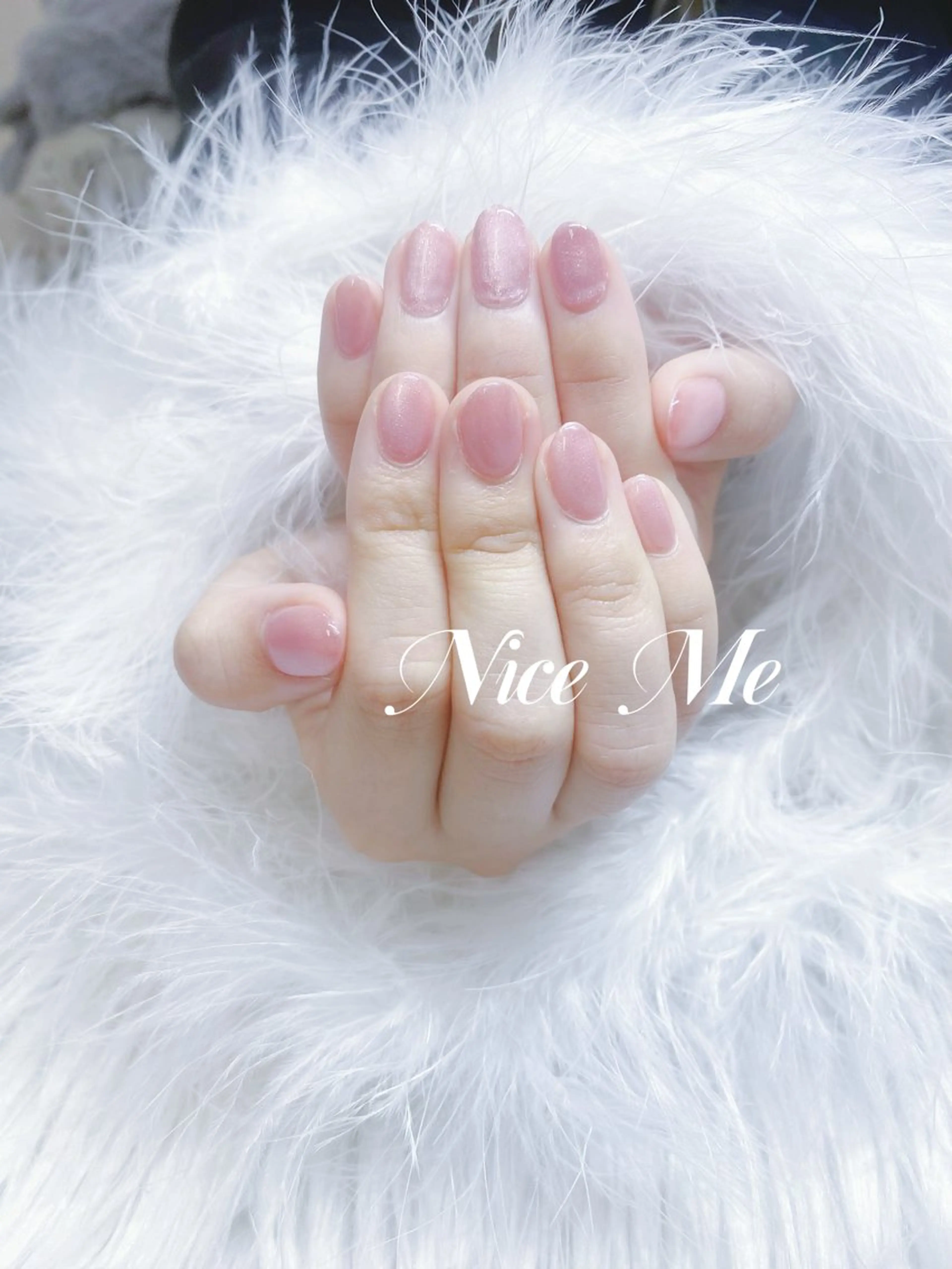 ネイル ラメ(グリッター) ピンク Nice Me所属・NiceMe@ AYANOのネイルデザイン