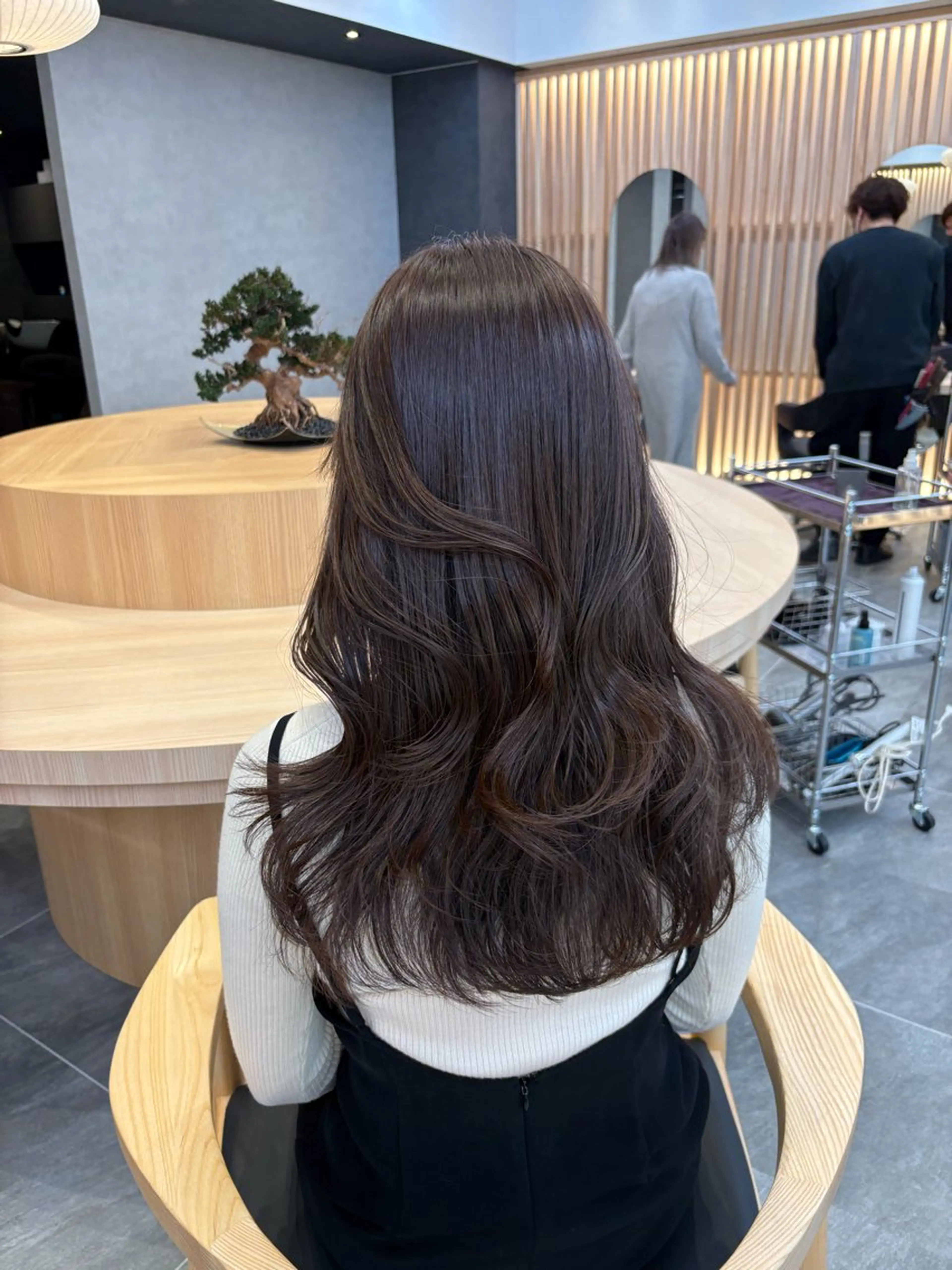 ロング カラー カット ヘアカラー トリートメント Ella所属・nana【艶髪】/ レイヤー/縮毛矯正のヘアスタイル