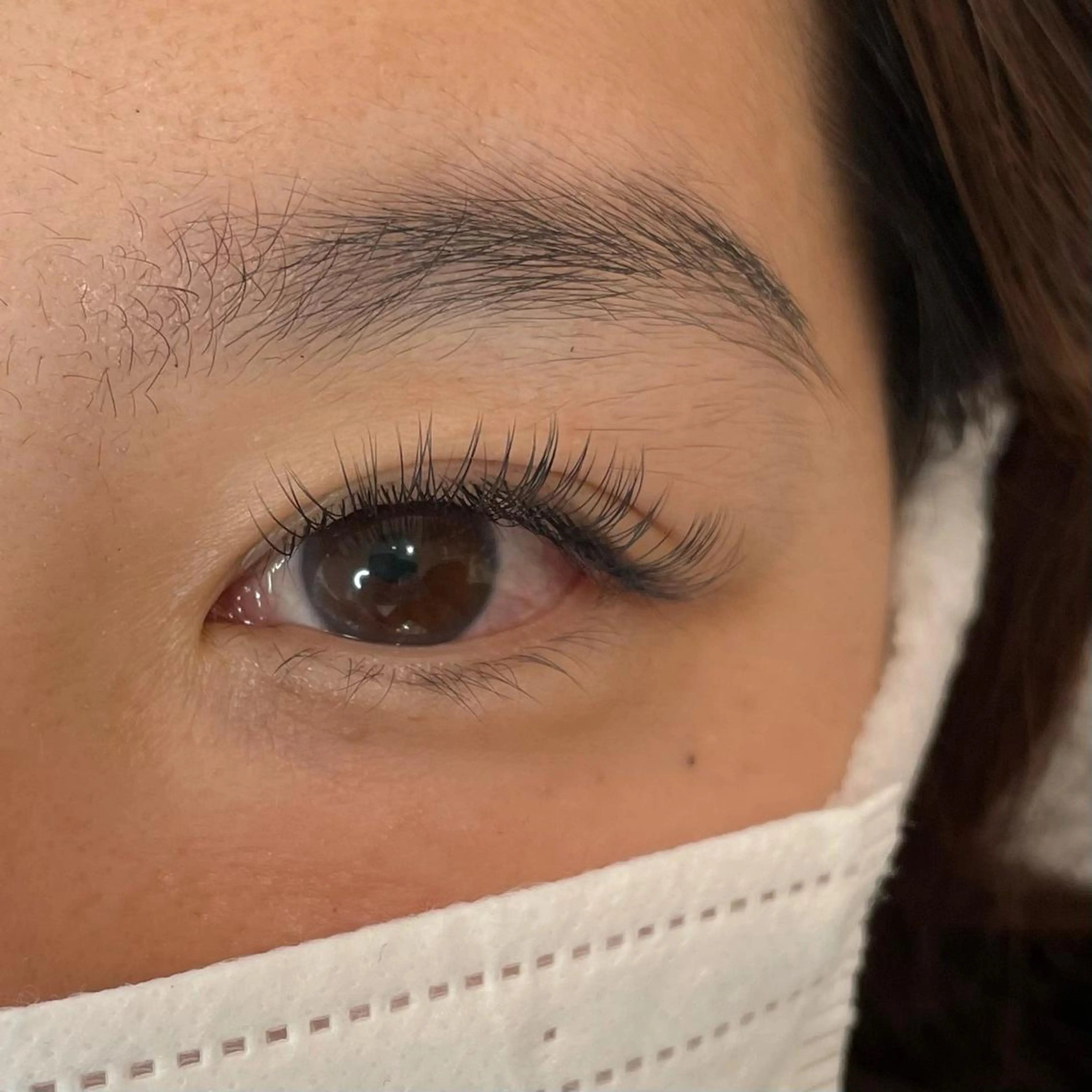 マツエク・マツパ Dカール フラットラッシュ マツエク アンドアイズ所属・杉本 ＆Eyesのマツエク・マツパデザイン