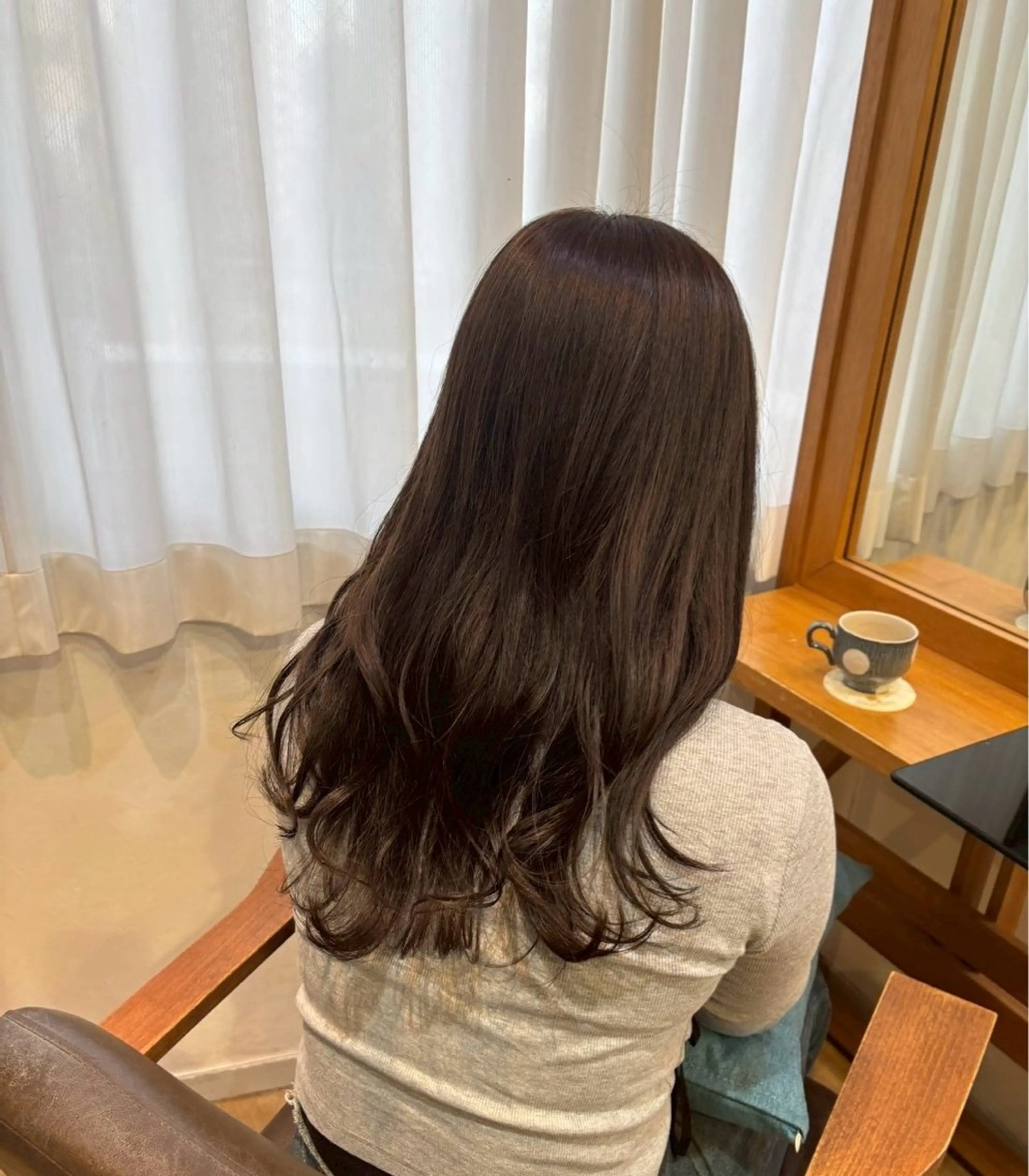 ロング カラー 透明感カラー グレージュ カット ヘアカラー トリートメント RINNO🌷艶髪/ 透明感カラーのヘアスタイル