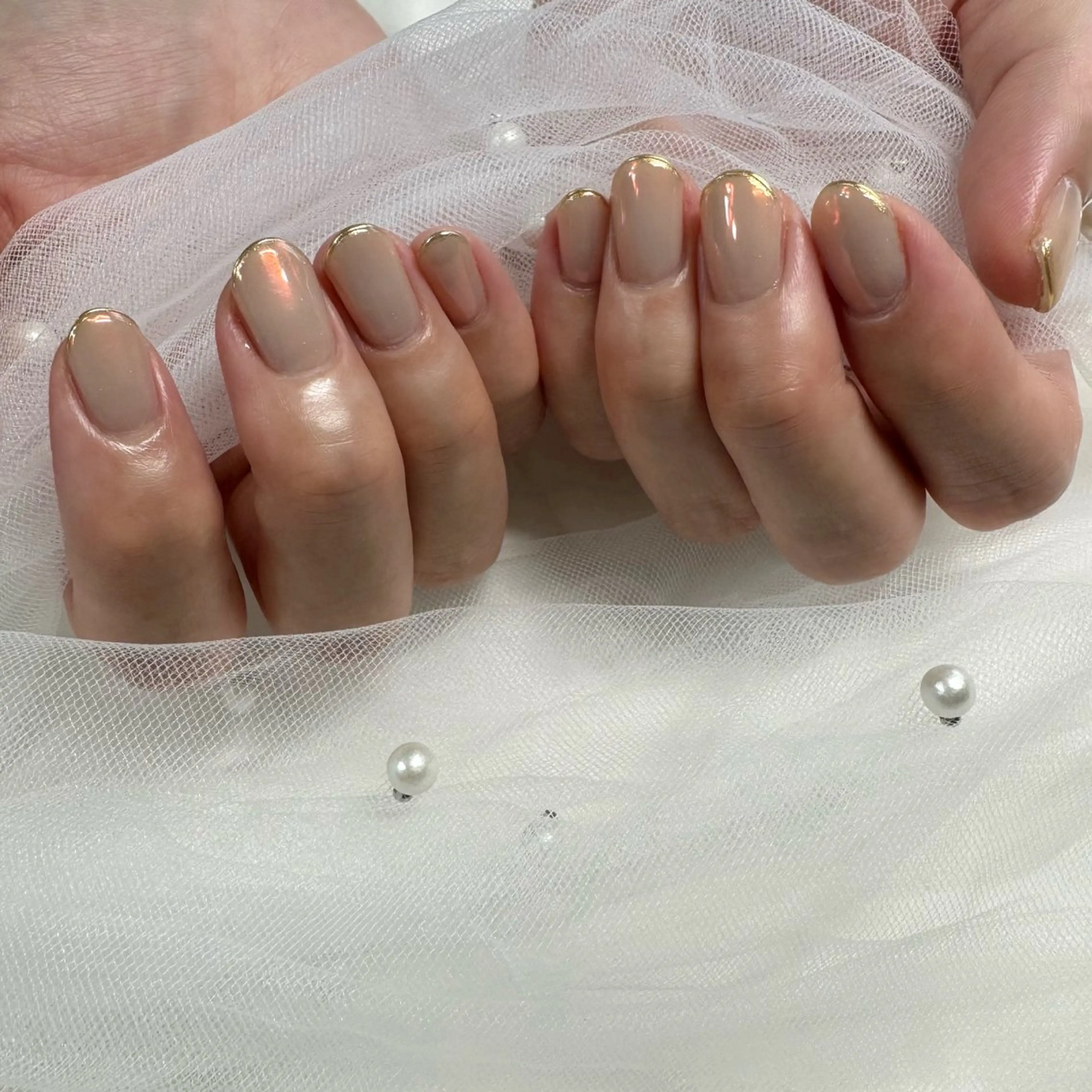 ネイル ジェルネイル シンプルネイル 東 千夏のネイルデザイン