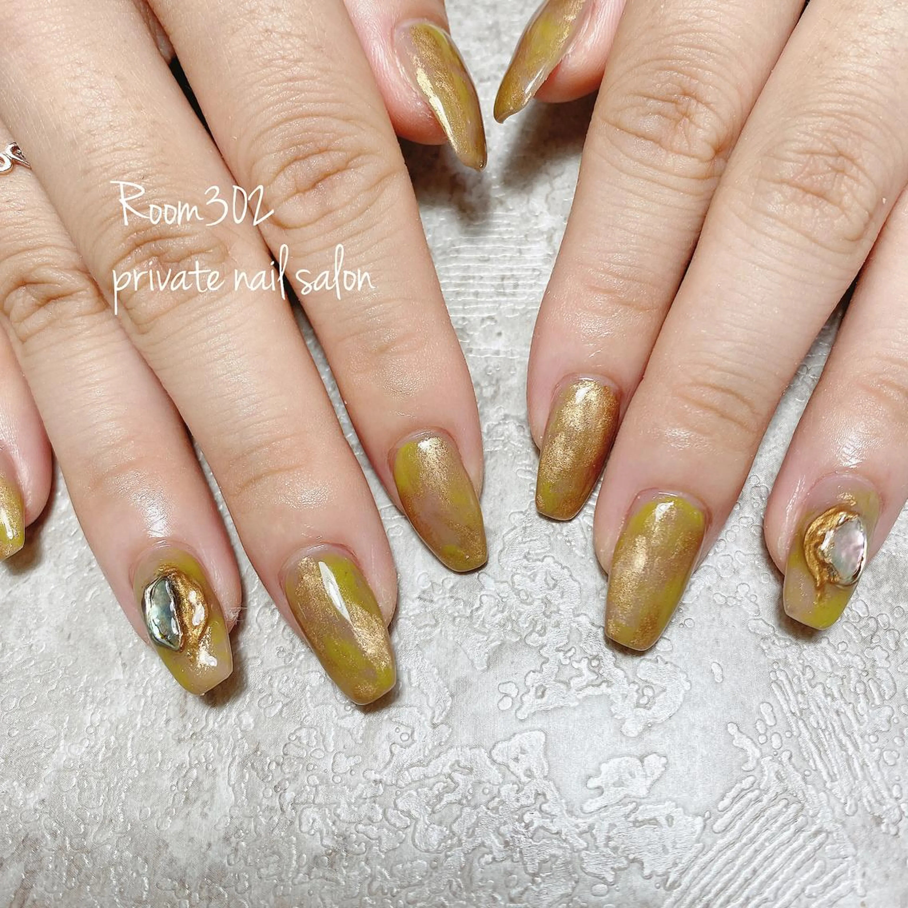ネイル ピスタチオネイル Room 302のネイルデザイン