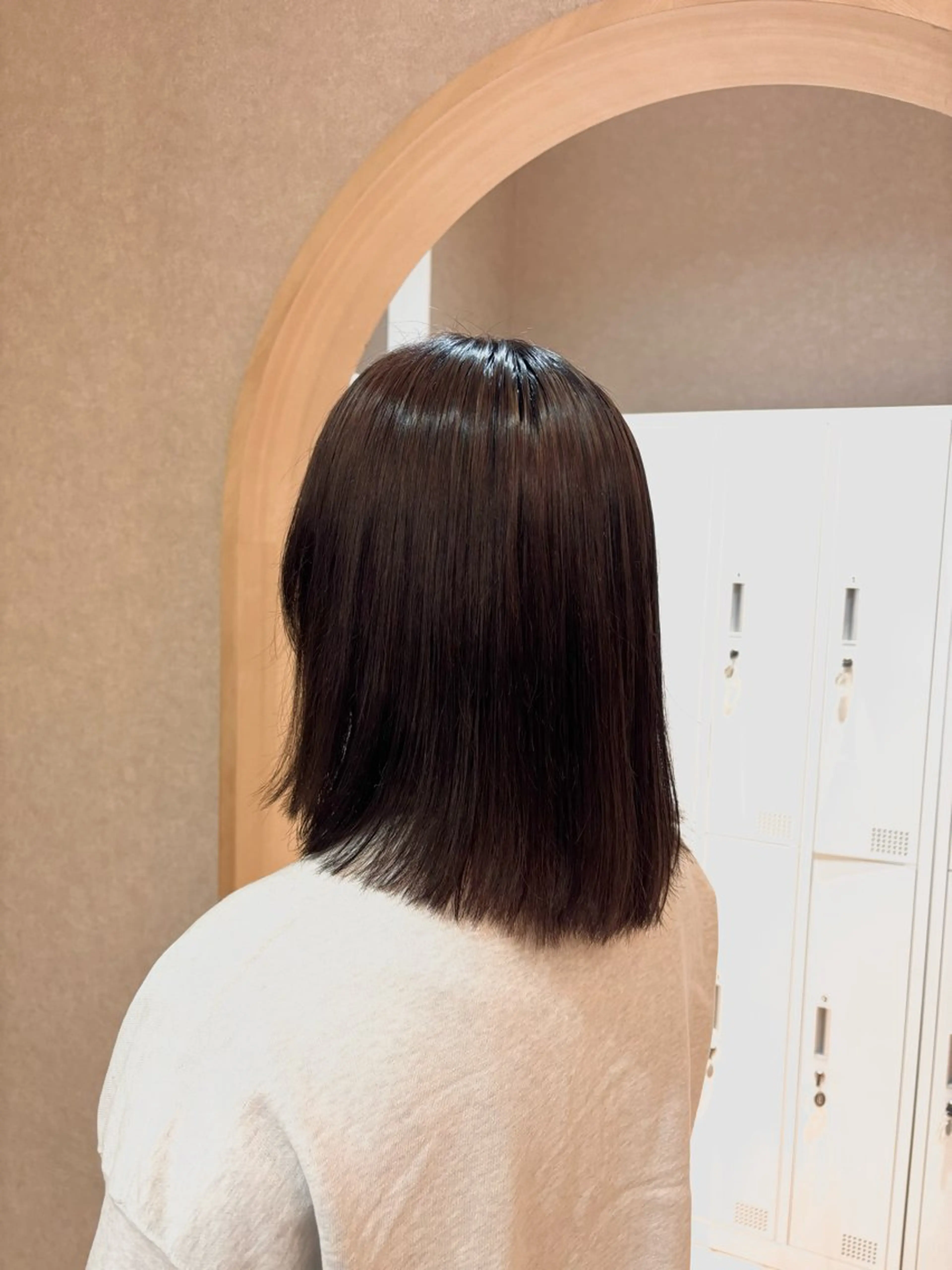 ミディアム ヘアカラー トリートメント 透明感カラー🤎/ ツヤカラー/さくらのヘアスタイル