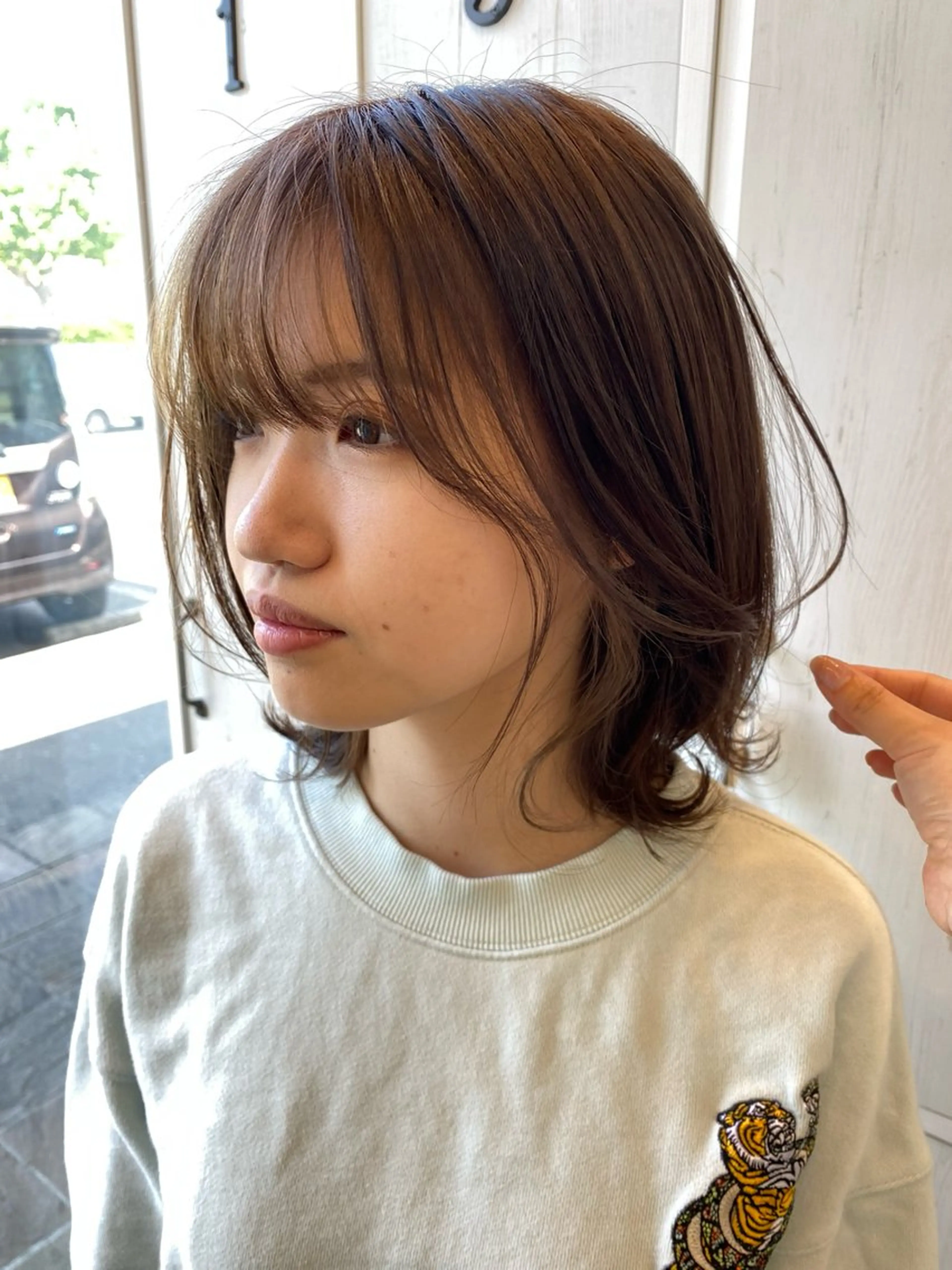 ショート カラー ルプラボウ 尾関　唯那のヘアスタイル