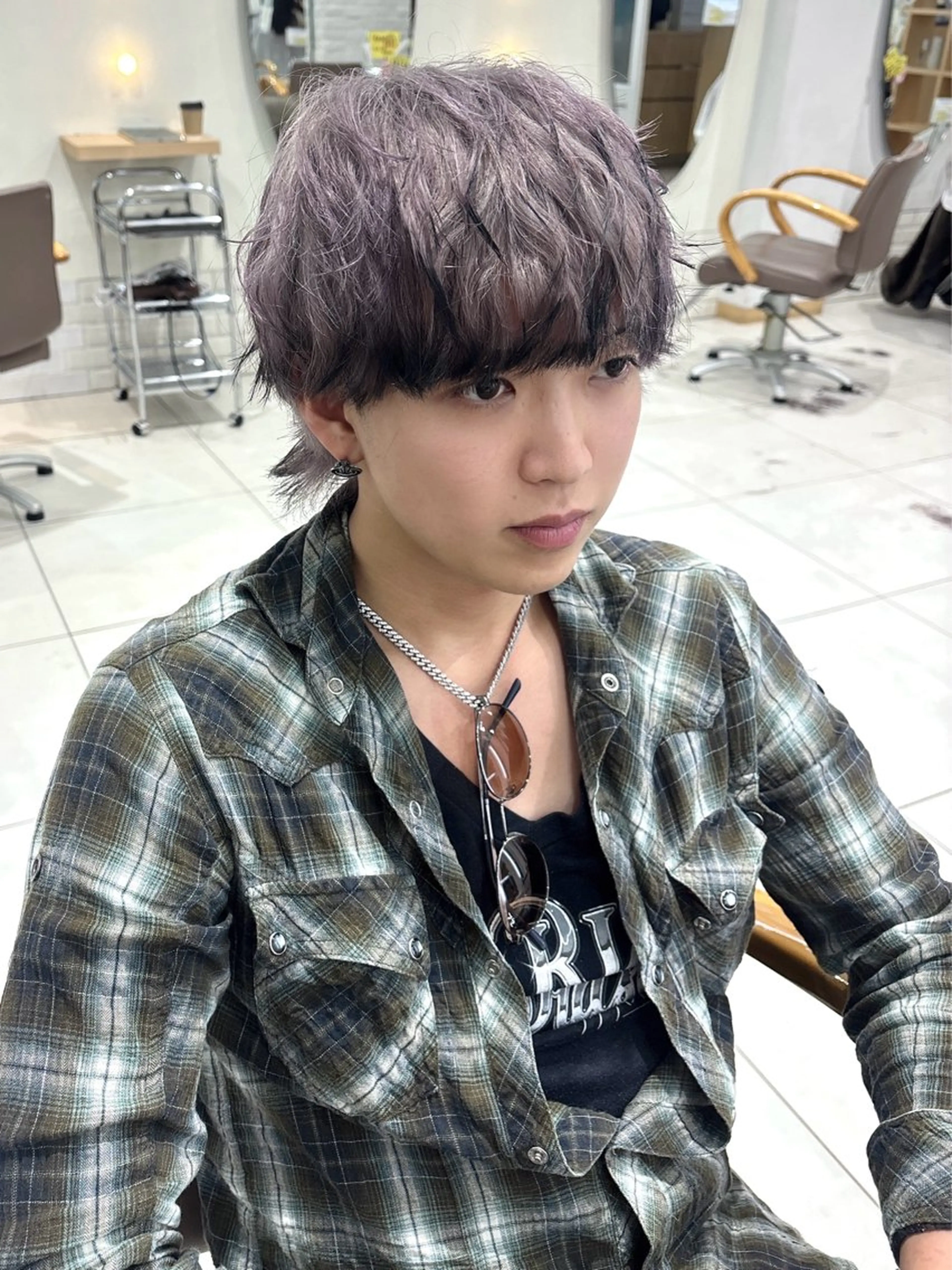 カラー メンズ 💈メンズパーマ カラー💈momoのヘアスタイル