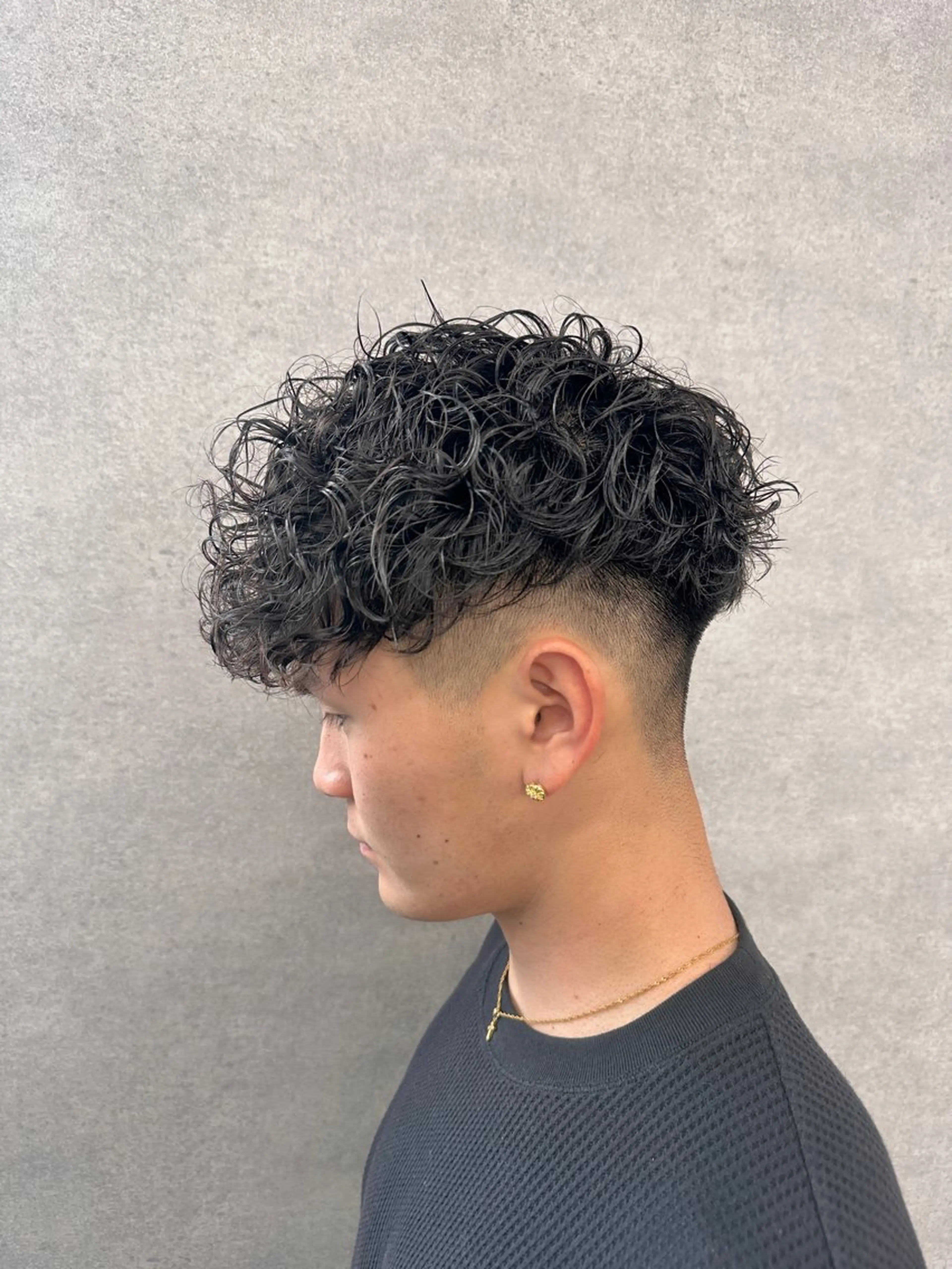 ショート パーマ メンズ 【メンズサロン】 BLUCK 横浜のヘアスタイル