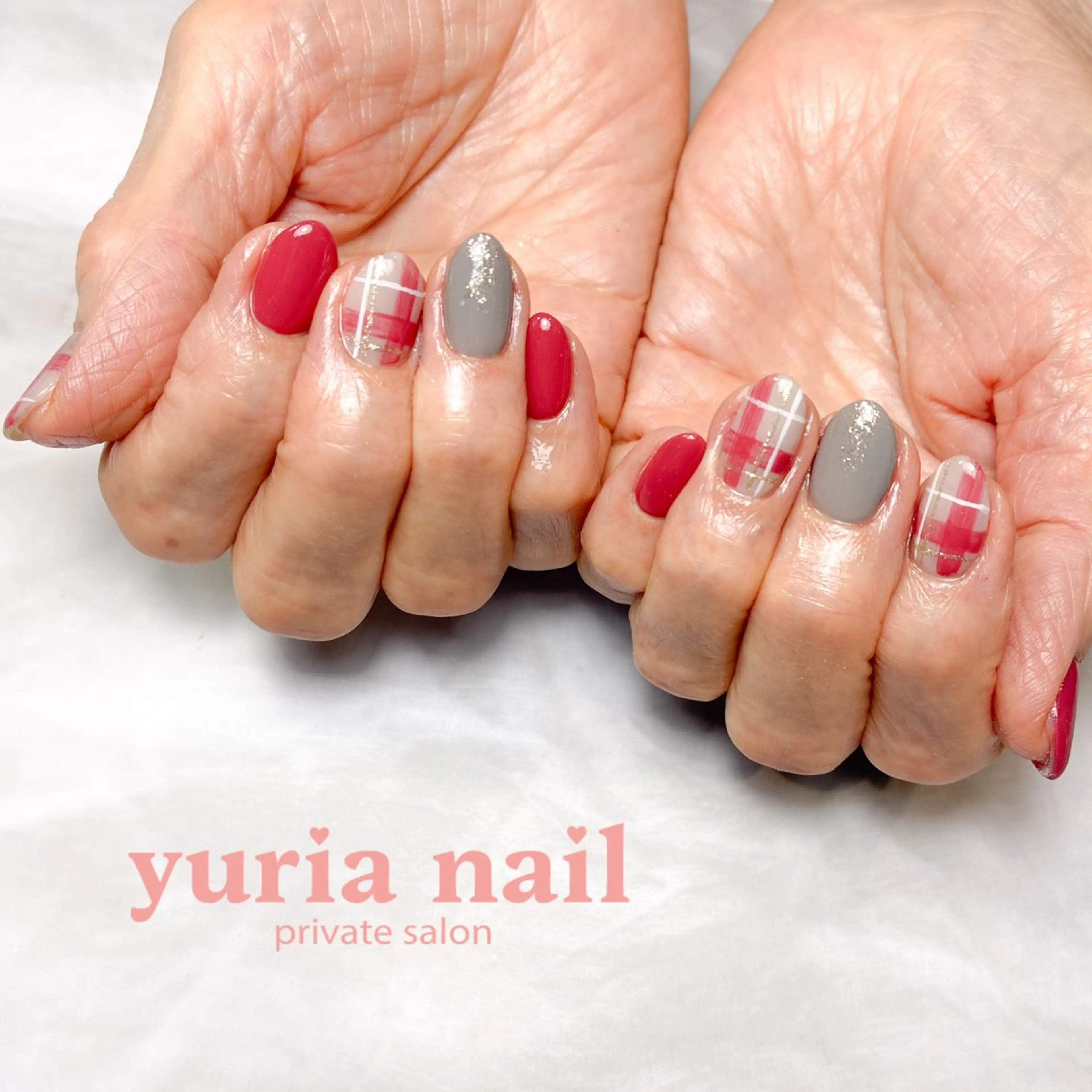 ネイル アートネイル ジェルネイル シンプルネイル ハンドネイル 小林 ゆりあのネイルデザイン