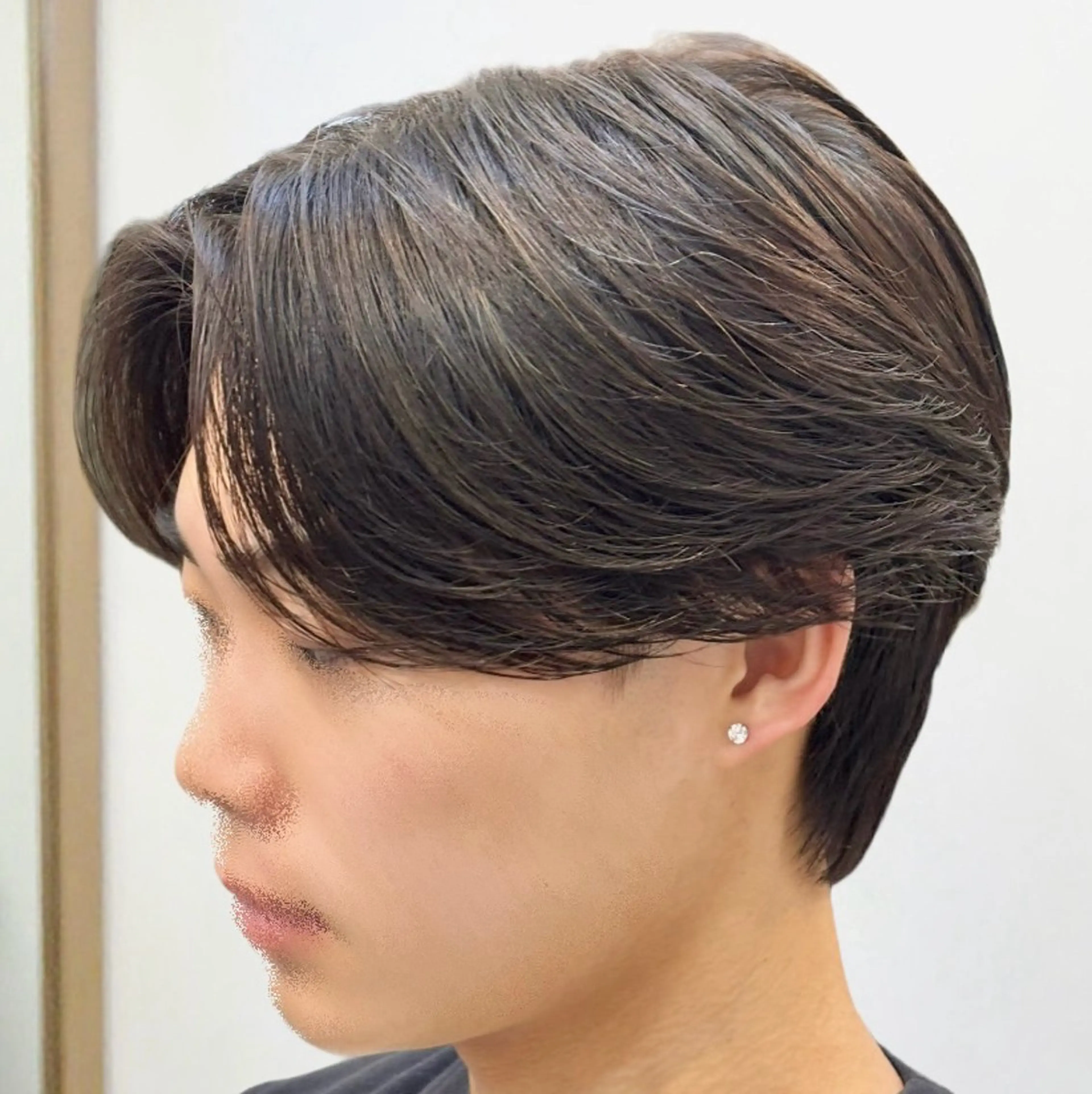 パーマ メンズ センターパート メンズパーマ ニュアンスパーマ カット パーマ Vicke所属・メンズ専門/韓国風 ❤️‍🔥吉野あいかのヘアスタイル