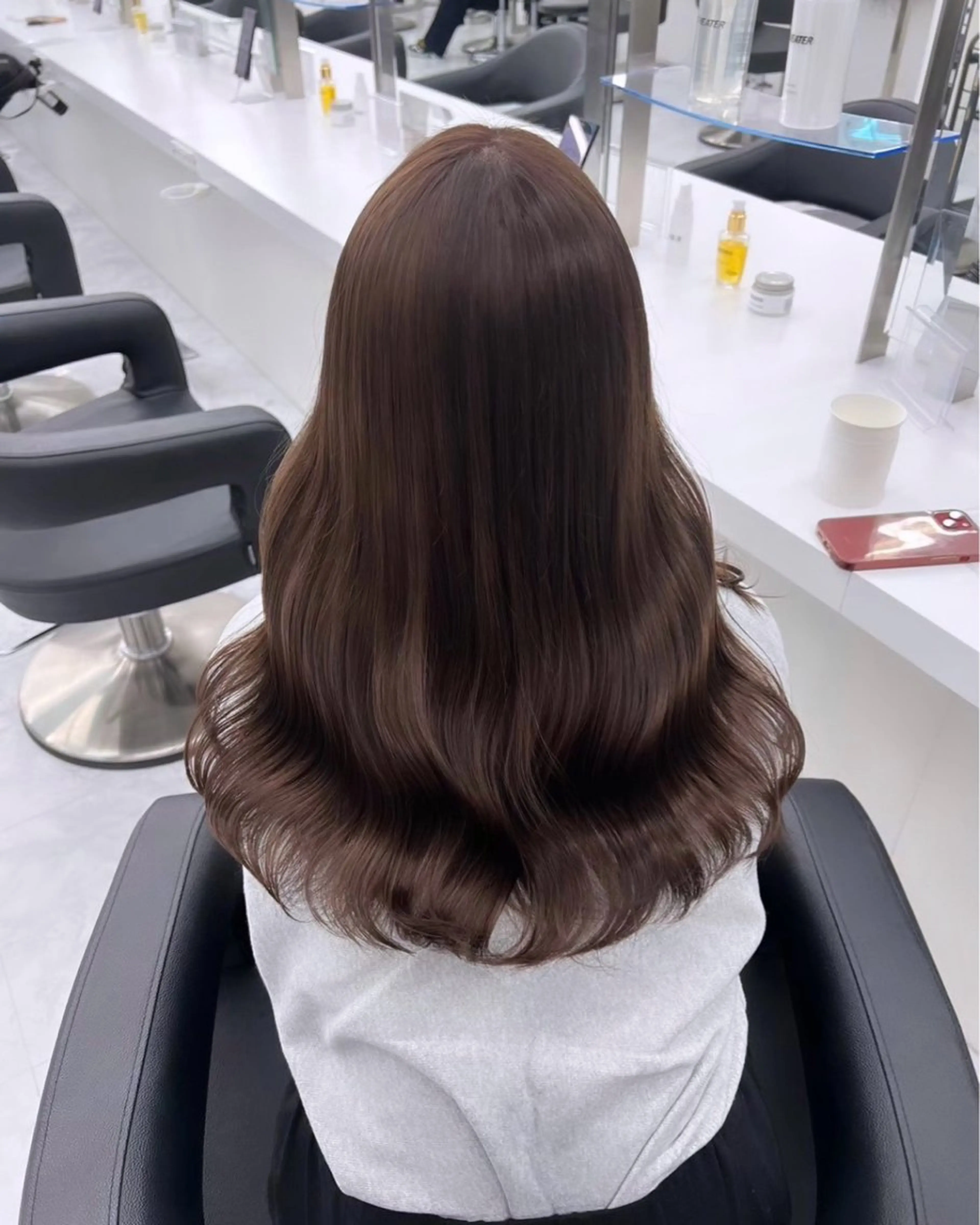 ワンカラー＋オリジナルトリートメント＋炭酸スパ＋スタイリング🎼の写真