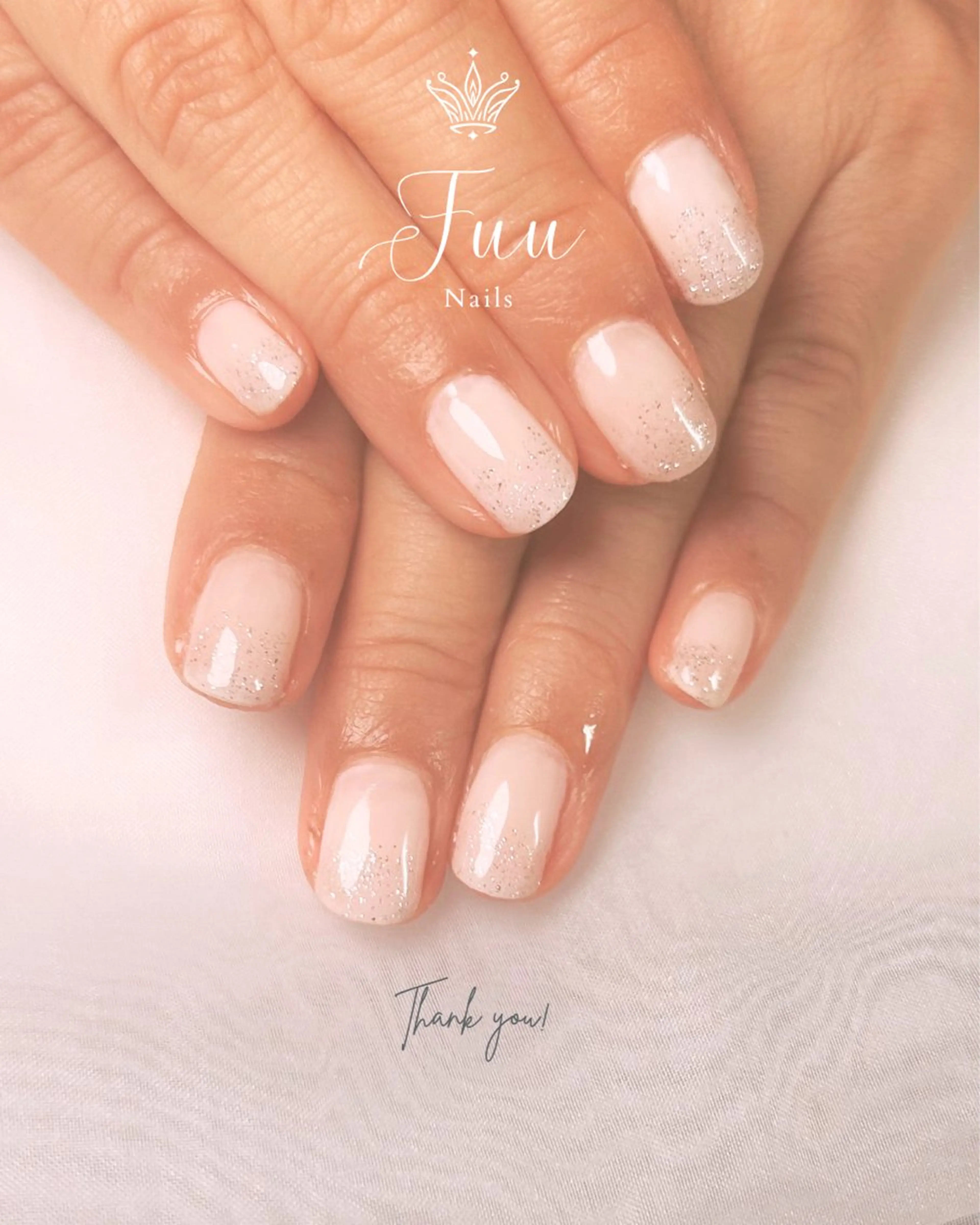 ネイル グラデーション キラキラネイル ラメ(グリッター) ラメグラデーション ワンカラーネイル 犬のいるネイルサロン Fuu nailsのネイルデザイン