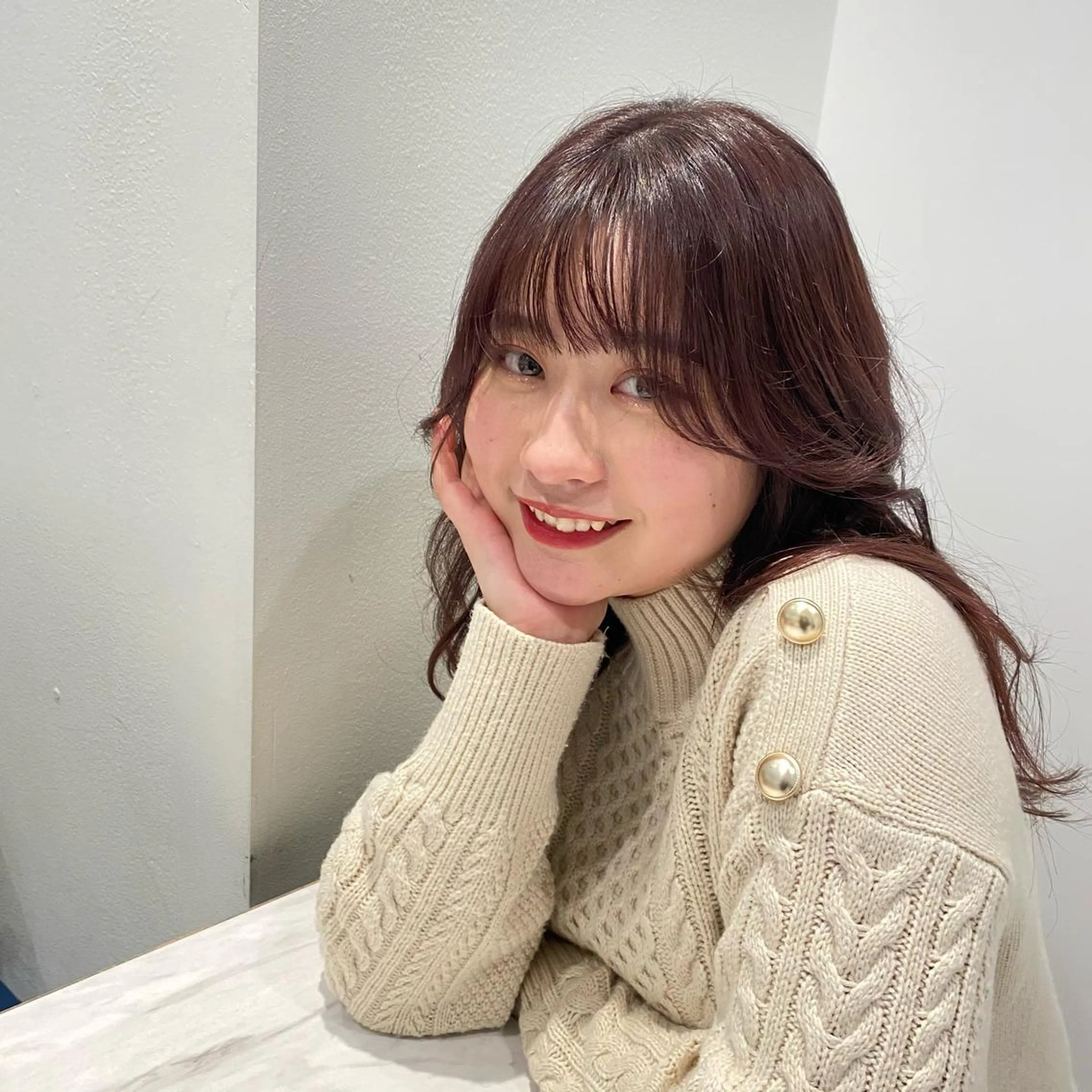 ロング カラー ピンクカラー ピンクパープル パープルカラー Hello Design Coconeel所属・UNJOUR / kannaのヘアスタイル