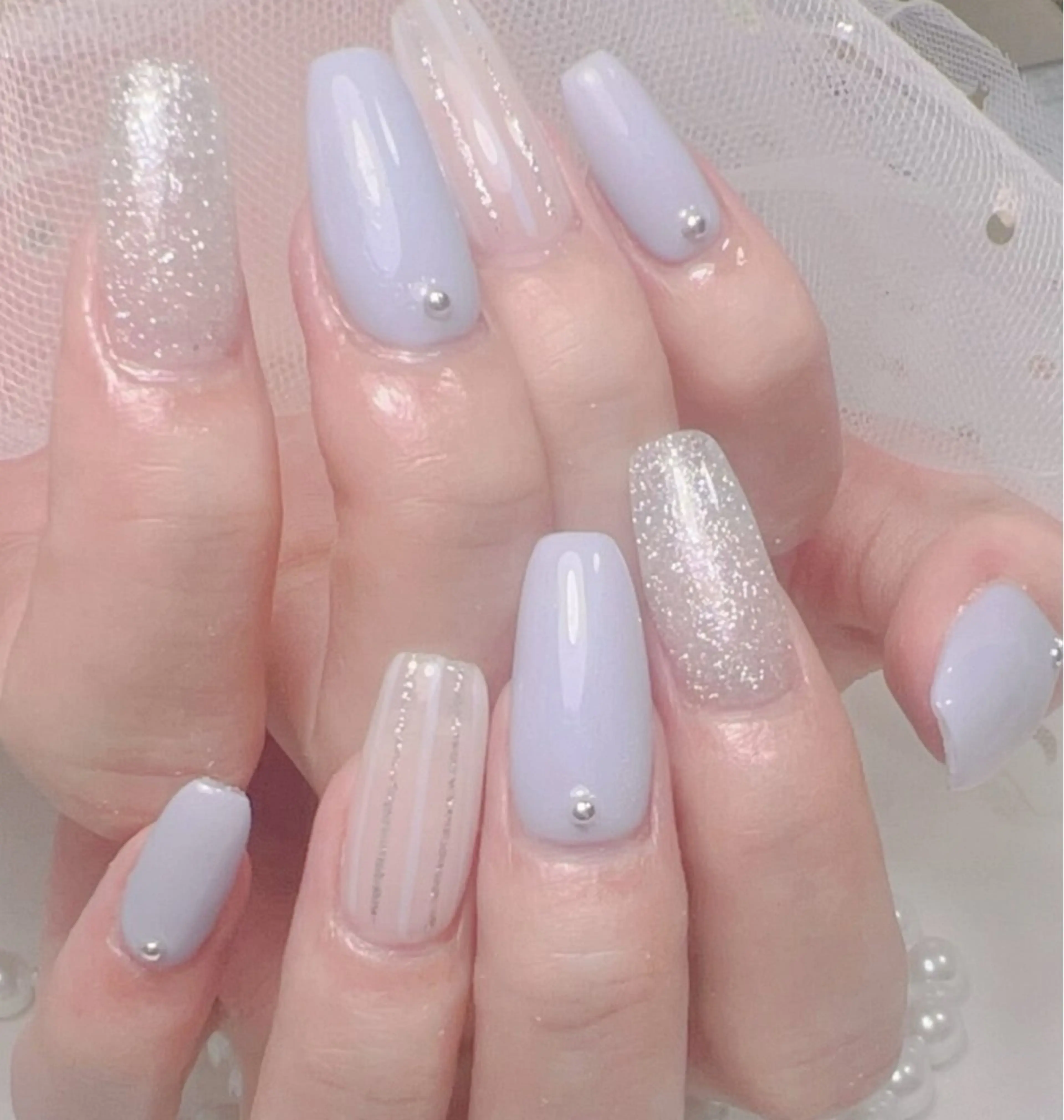 ネイル アートネイル フレンチネイル ジェルネイル グラデーション 韓国ネイル 村中 ハナのネイルデザイン