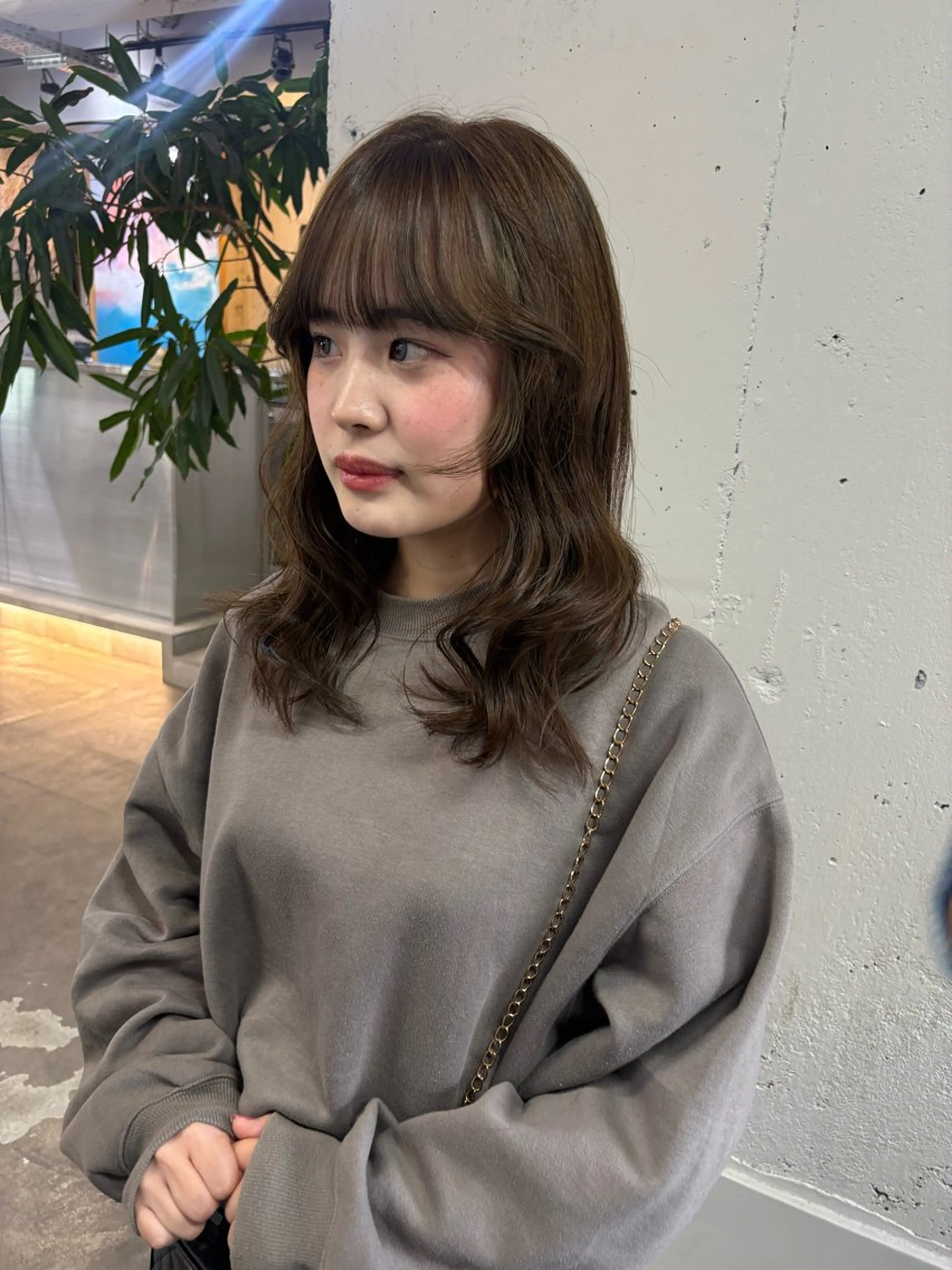 カラー ヘアカラー ハイトーン レイヤー🎀meiのヘアスタイル