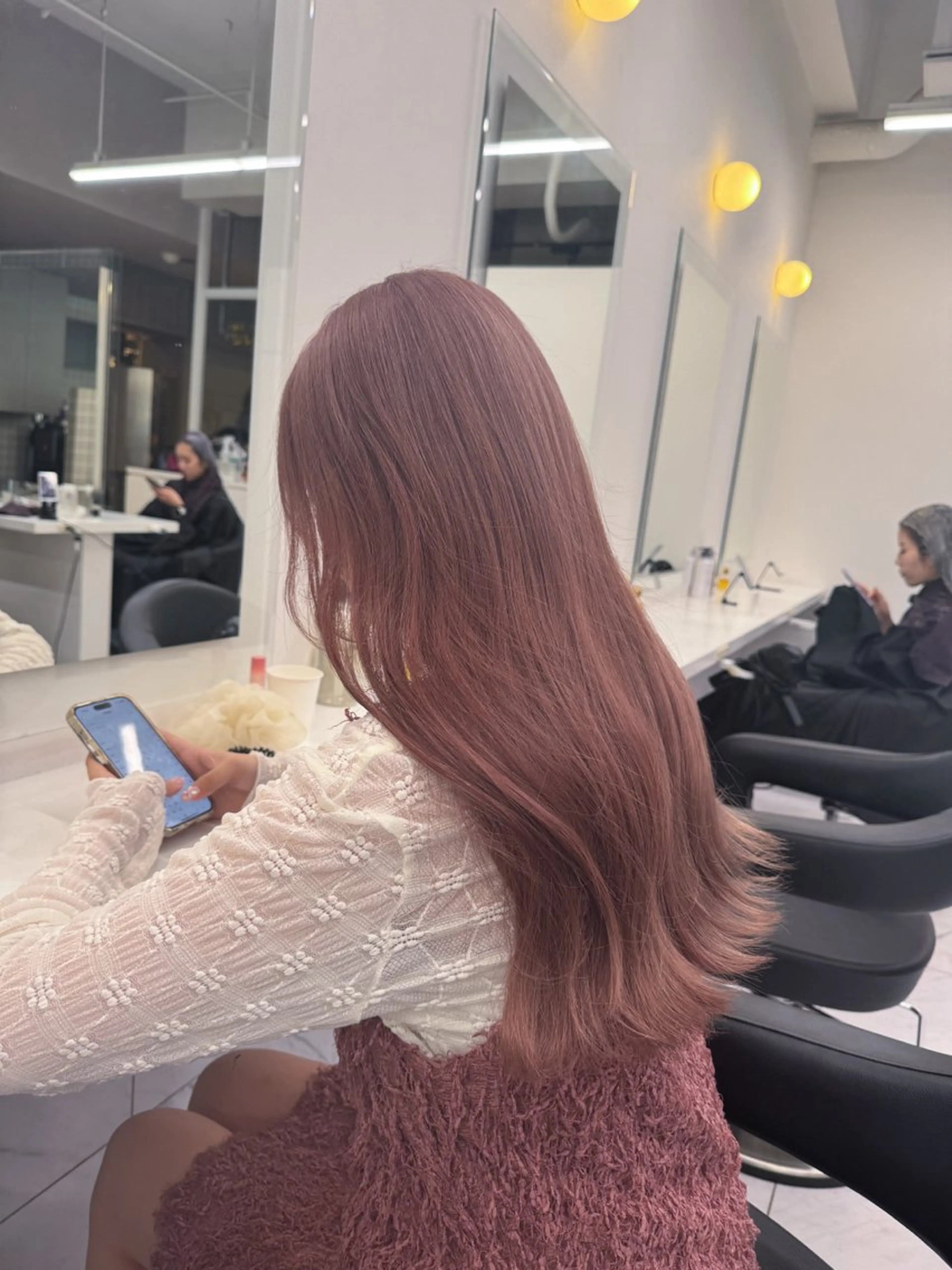 ロング カラー ヘアアレンジ Over hair_ misakiのヘアスタイル