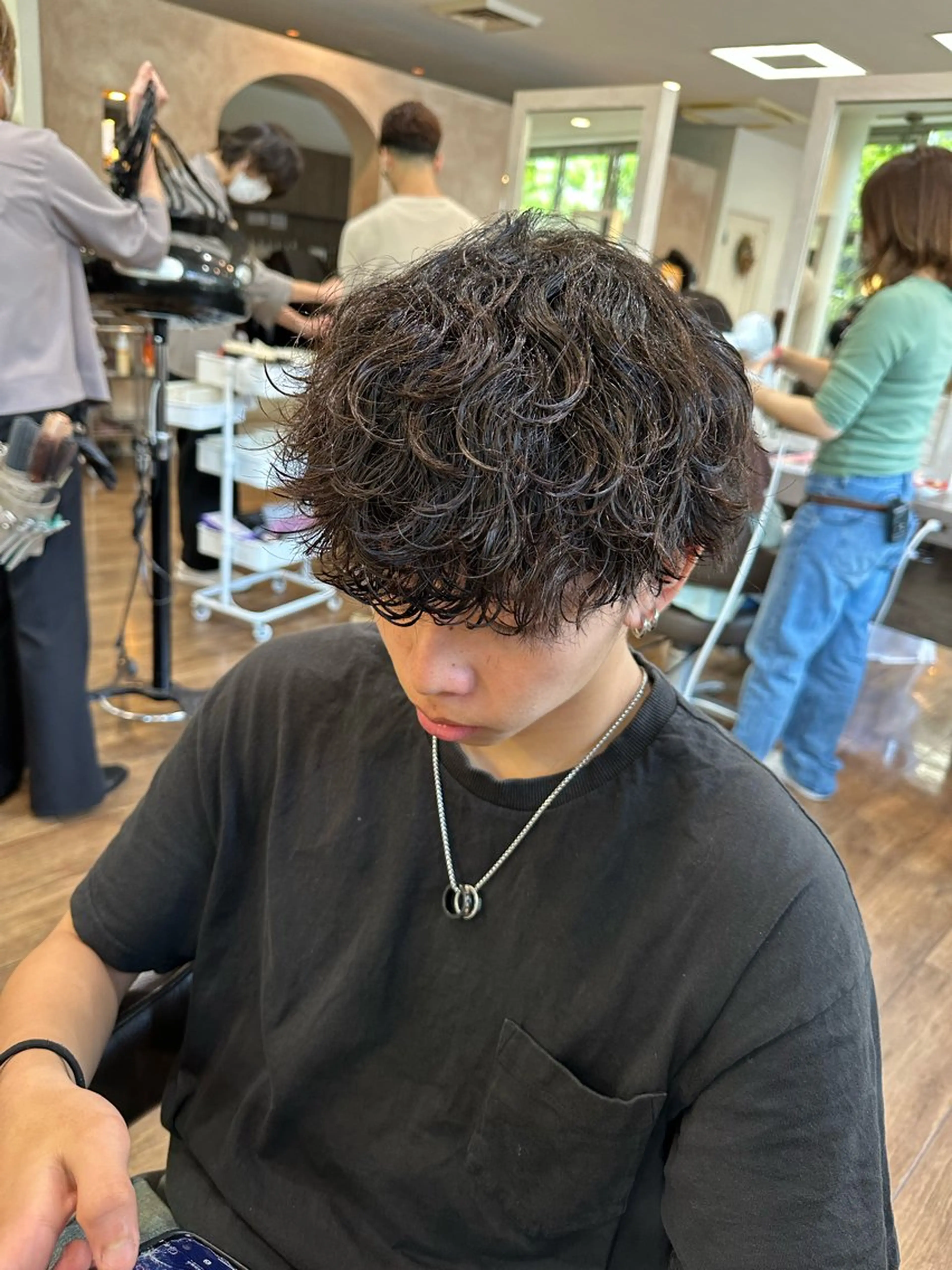 パーマ メンズ 小川 音哉「fluer」のヘアスタイル