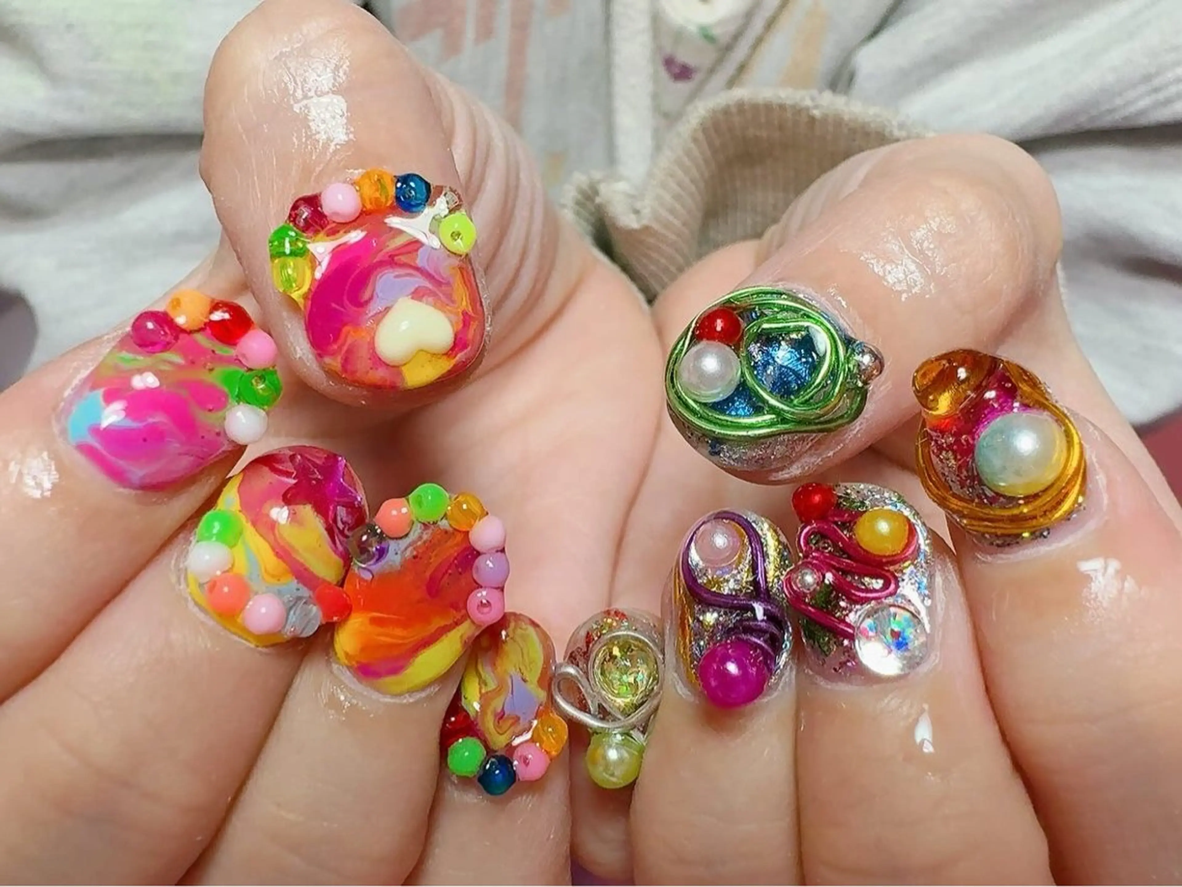 ネイル ハンドネイル Nail Atelier IamI所属・アイアムアイ 大村磨衣のネイルデザイン