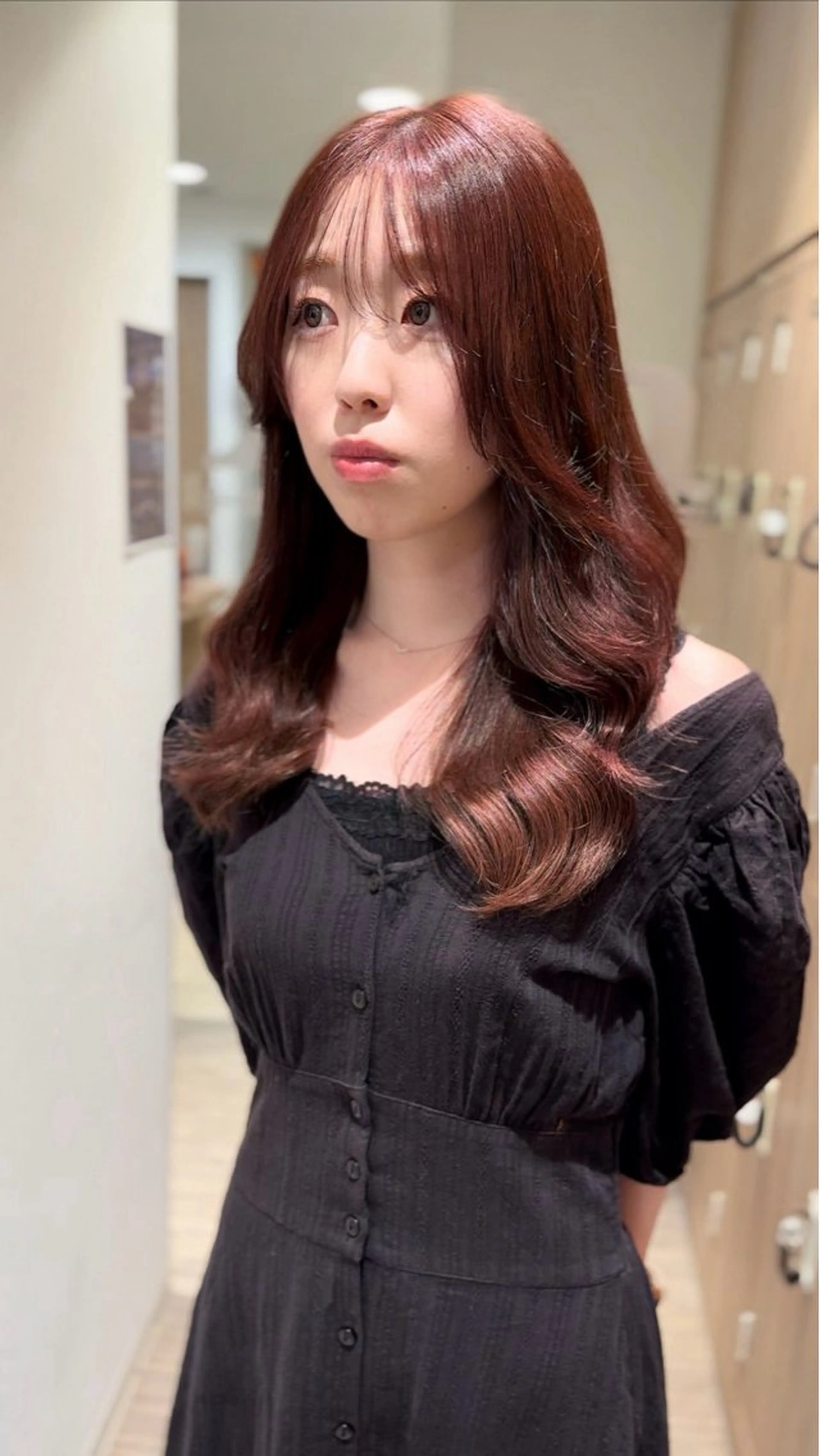 ロング カラー ヘアアレンジ カット ヘアカラー トリートメント 遠藤 千陽のヘアスタイル