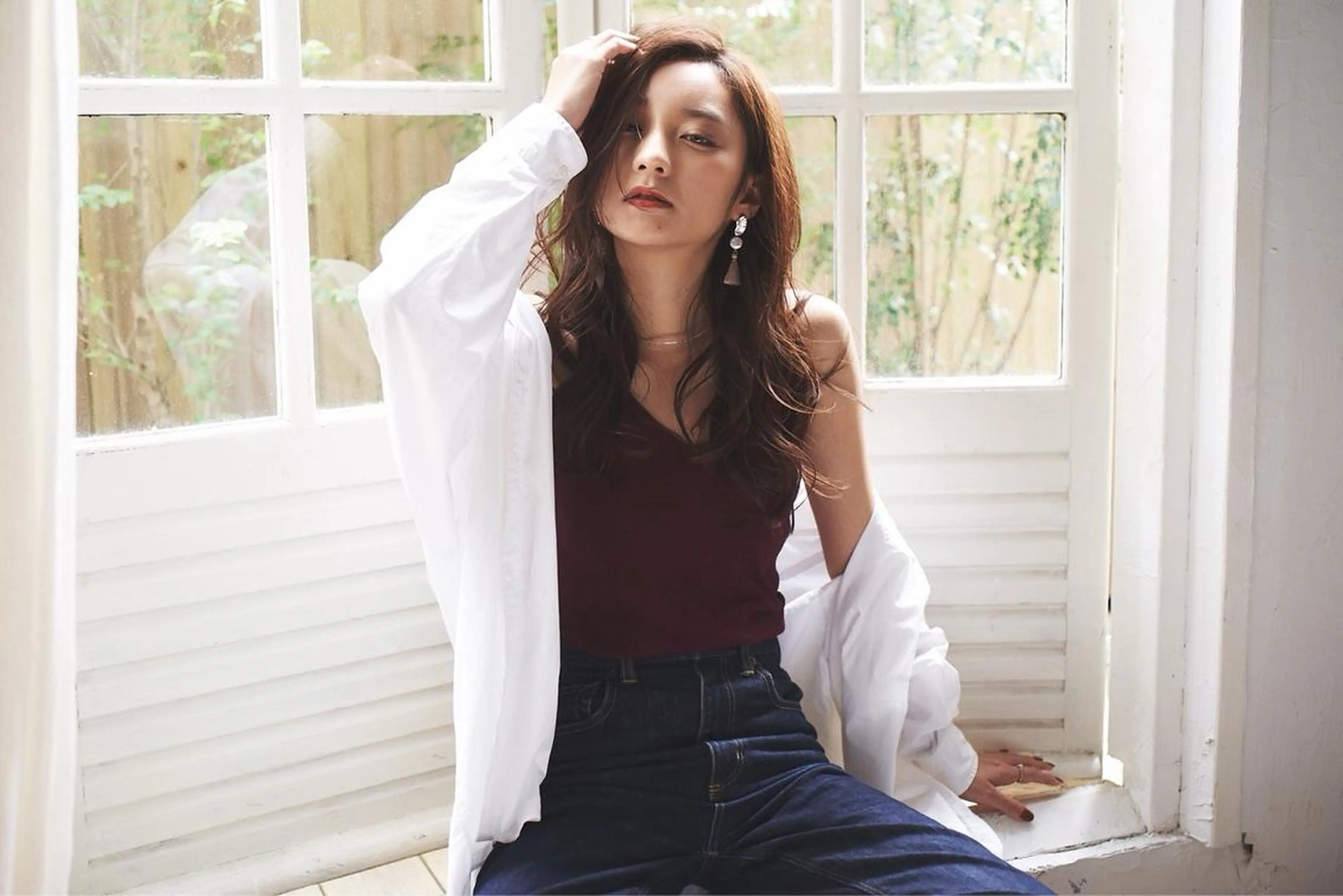 ロング カラー 銀座メンズ専門🖤 小島奈々のヘアスタイル