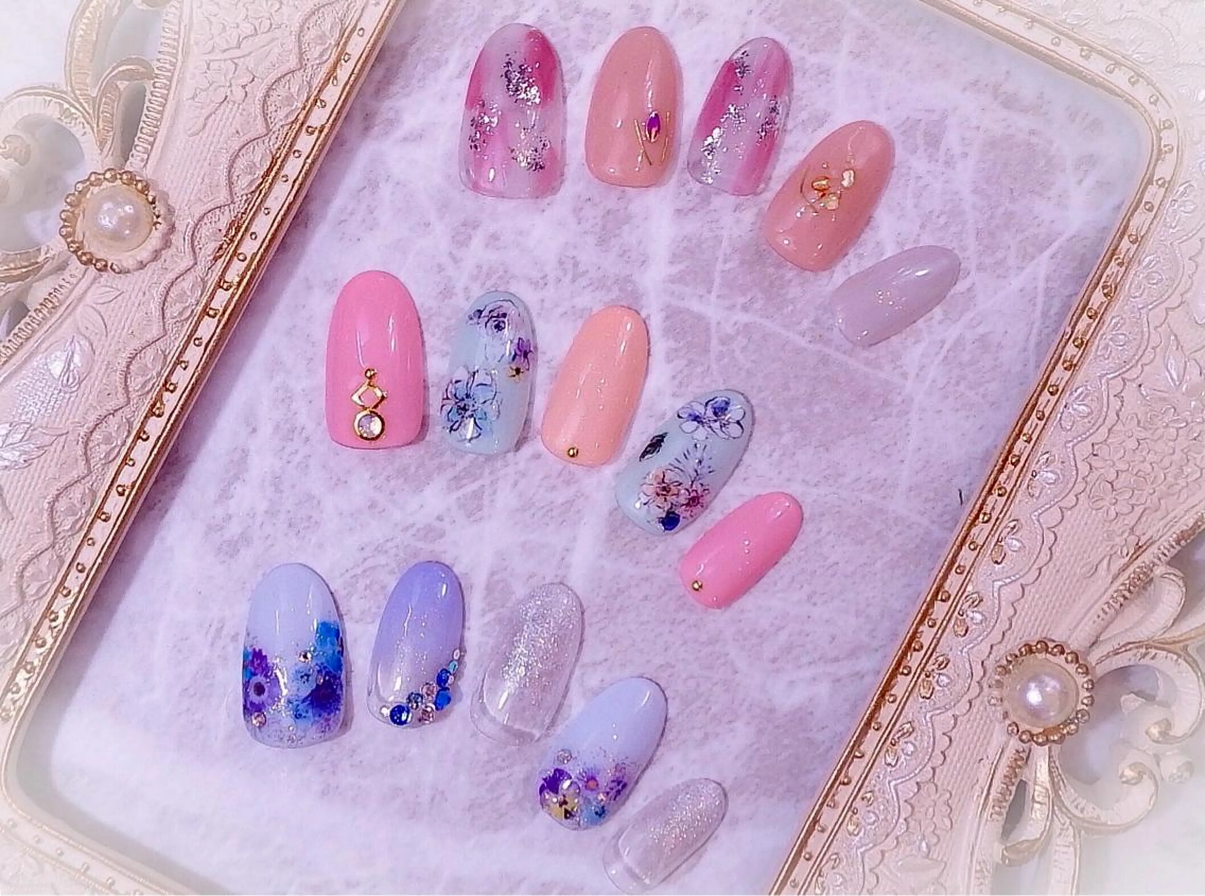 ネイル アートネイル ボガスティーズネイル 川崎店のネイルデザイン