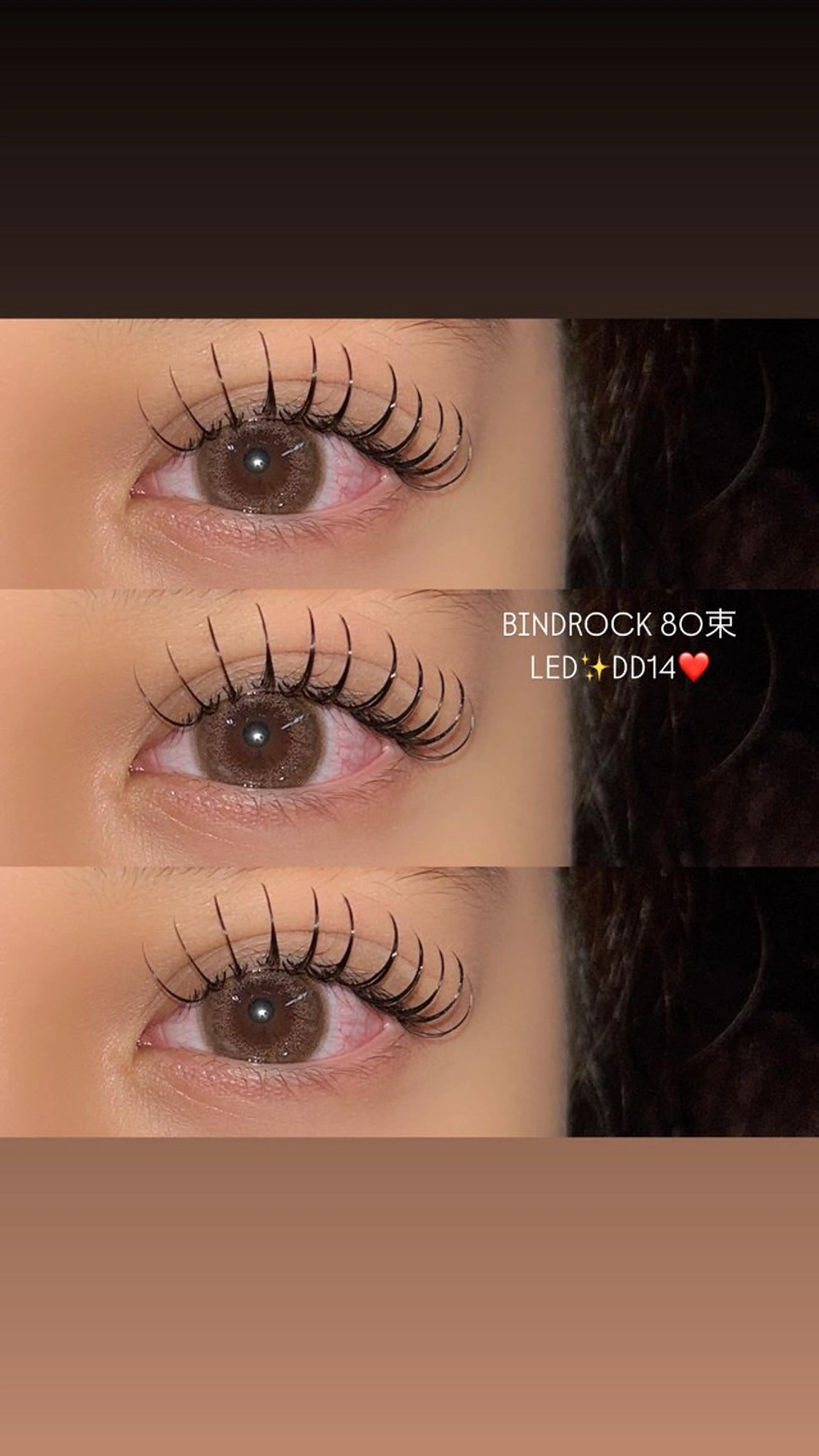 マツエク・マツパ BAMBI KANAのマツエク・マツパデザイン