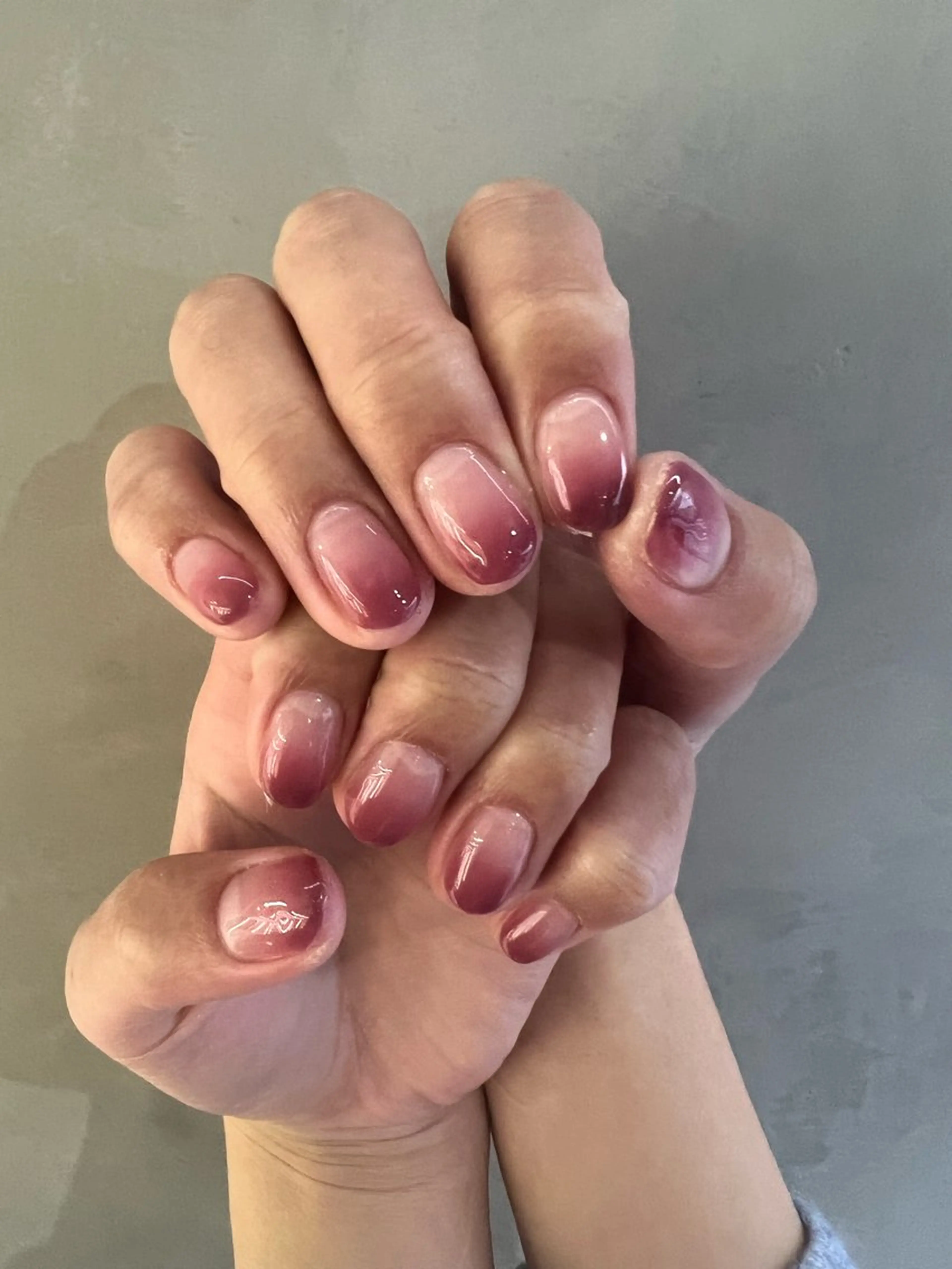 ネイル グラデーション ボブ/レイヤー/ HARUKAのヘアスタイル