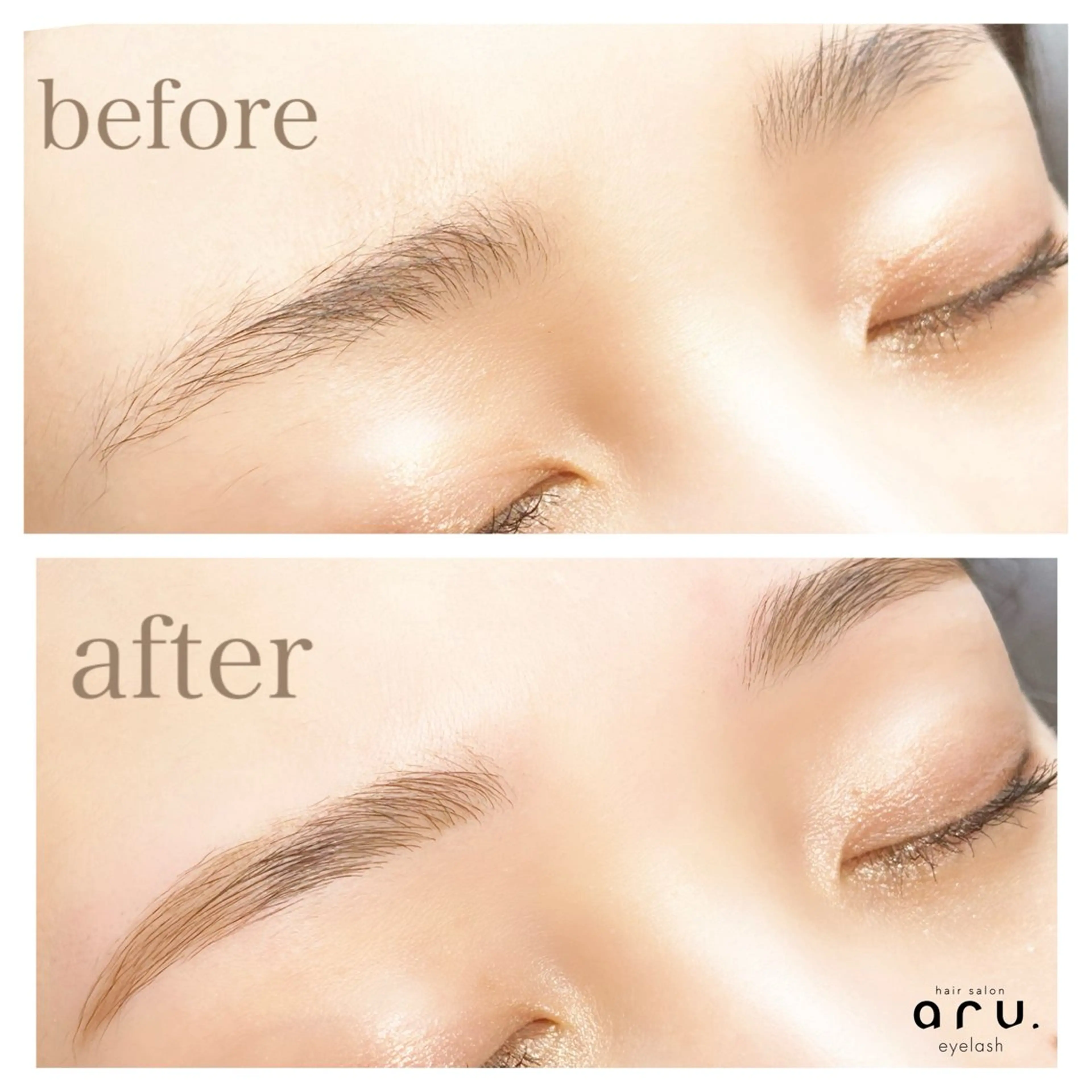 アイブロウ ワックス脱毛 眉カット その他(アイブロウ) hairsalon aru.所属・粟辻 ゆみのマツエク・マツパデザイン