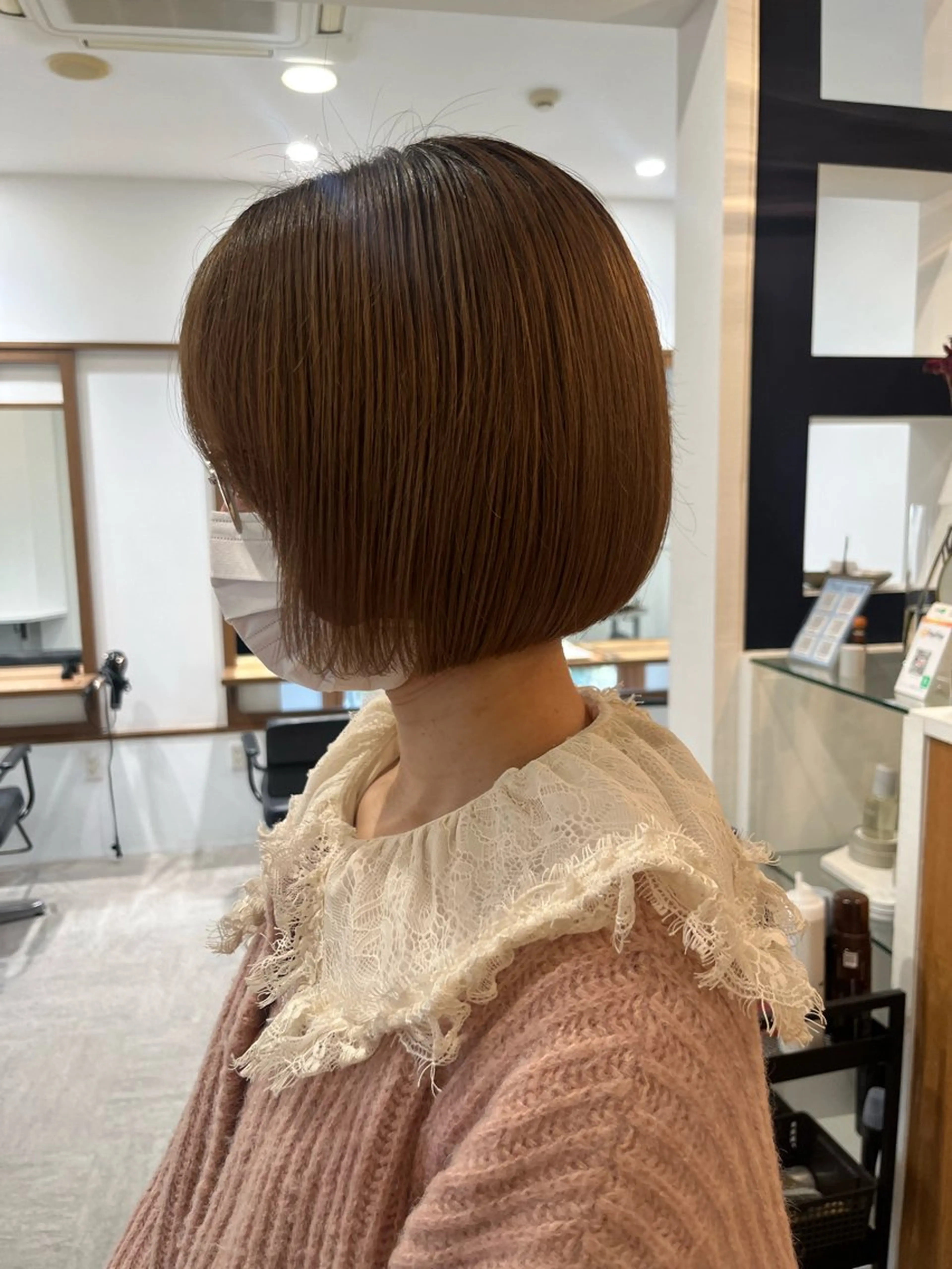 ショート ボブ カット 無料カットモデル‪✨ ✂️Nanami🌷のヘアスタイル