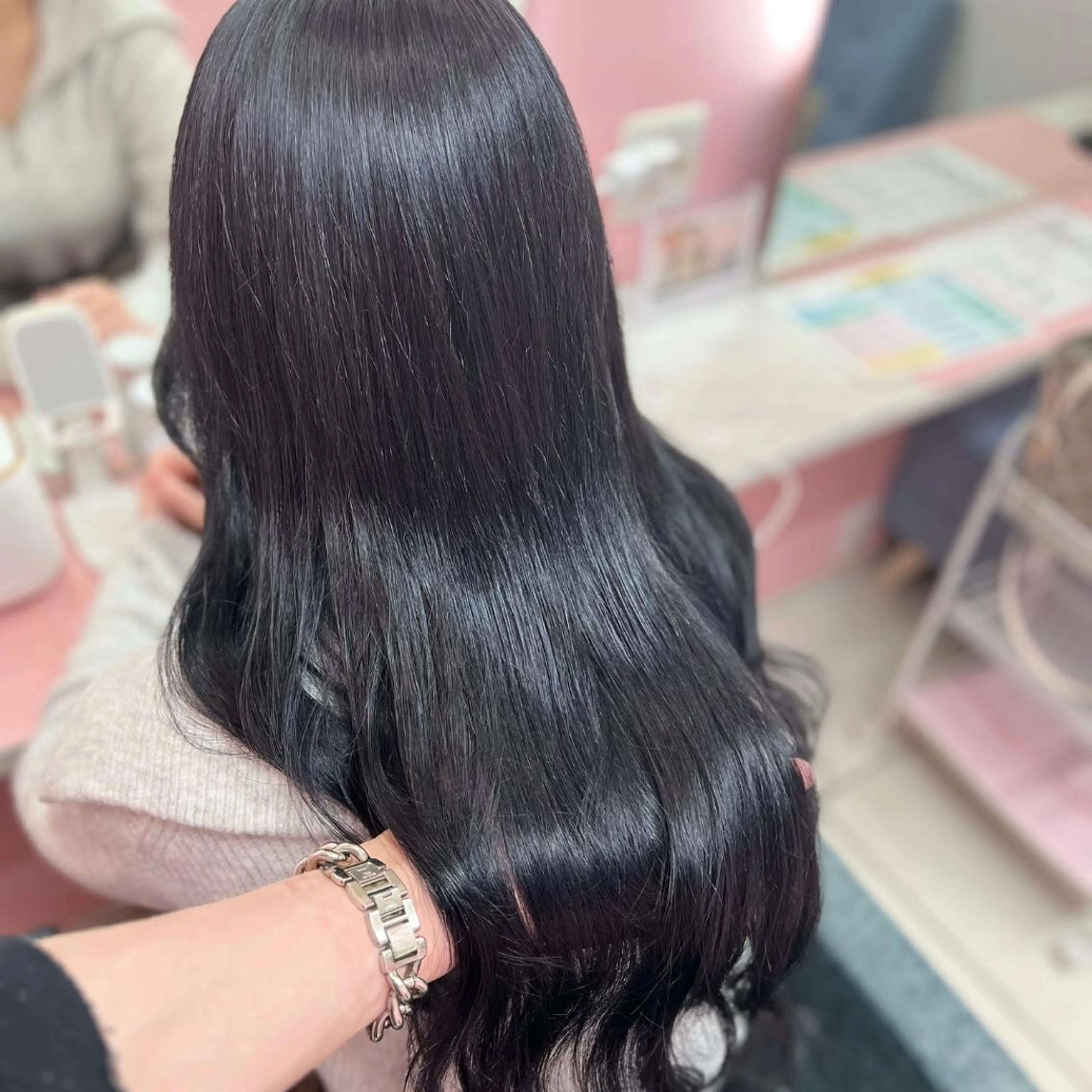 ロング エクステ 韓国風ヘア エクステ SEASON 大阪梅田駅徒歩7分のヘアスタイル