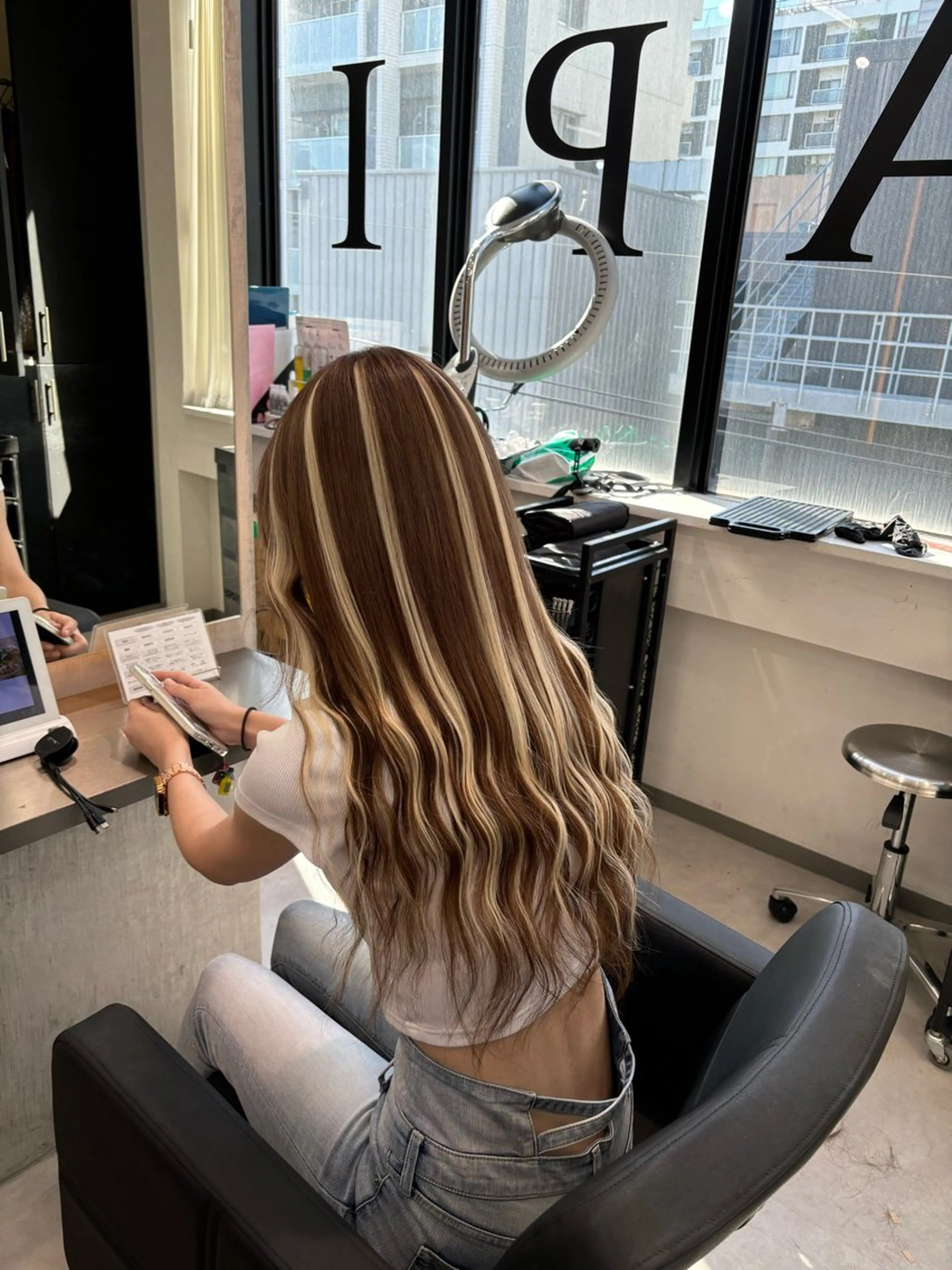 ロング エクステ 谷村 龍之輔のヘアスタイル